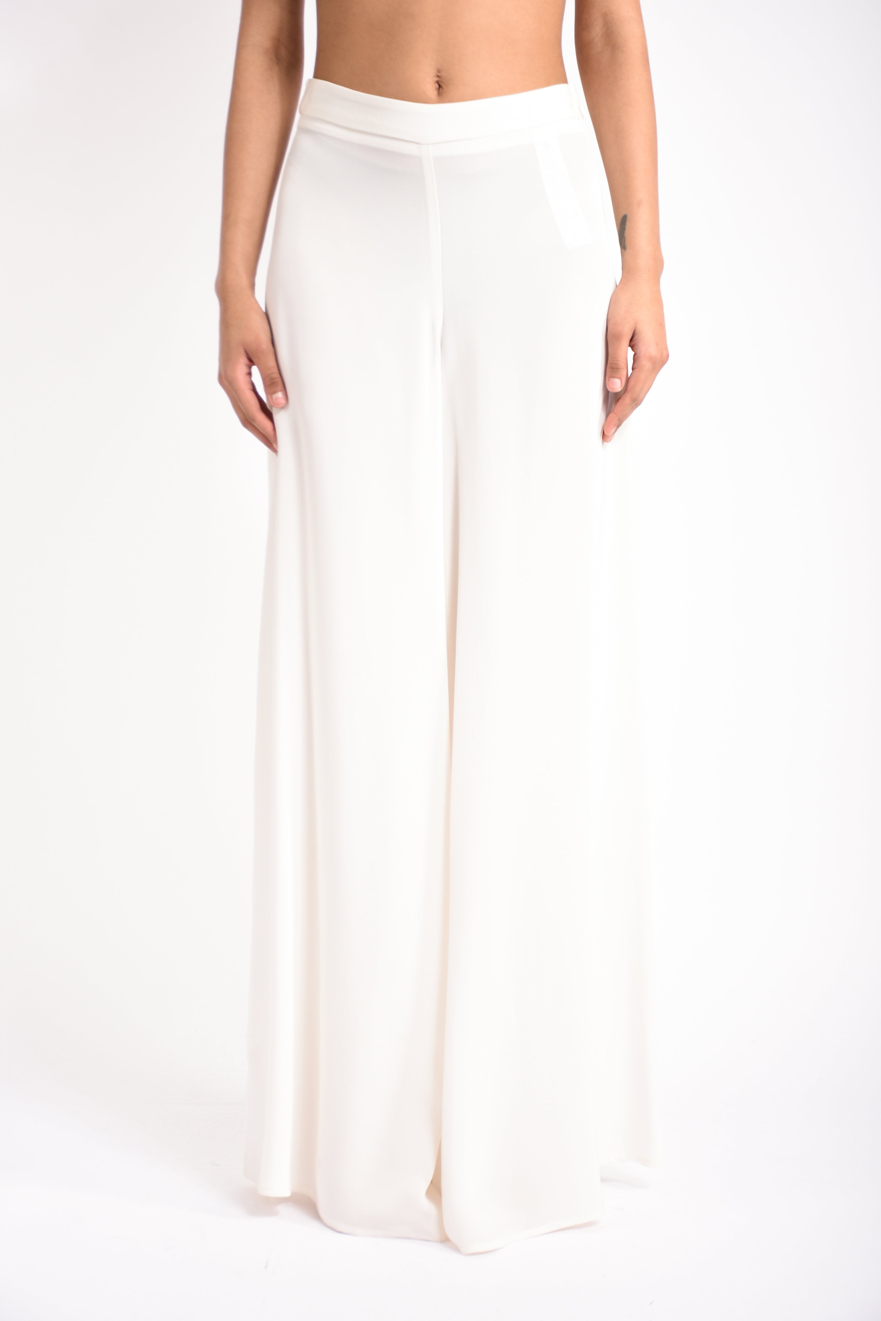 Pantaloni in twill cady