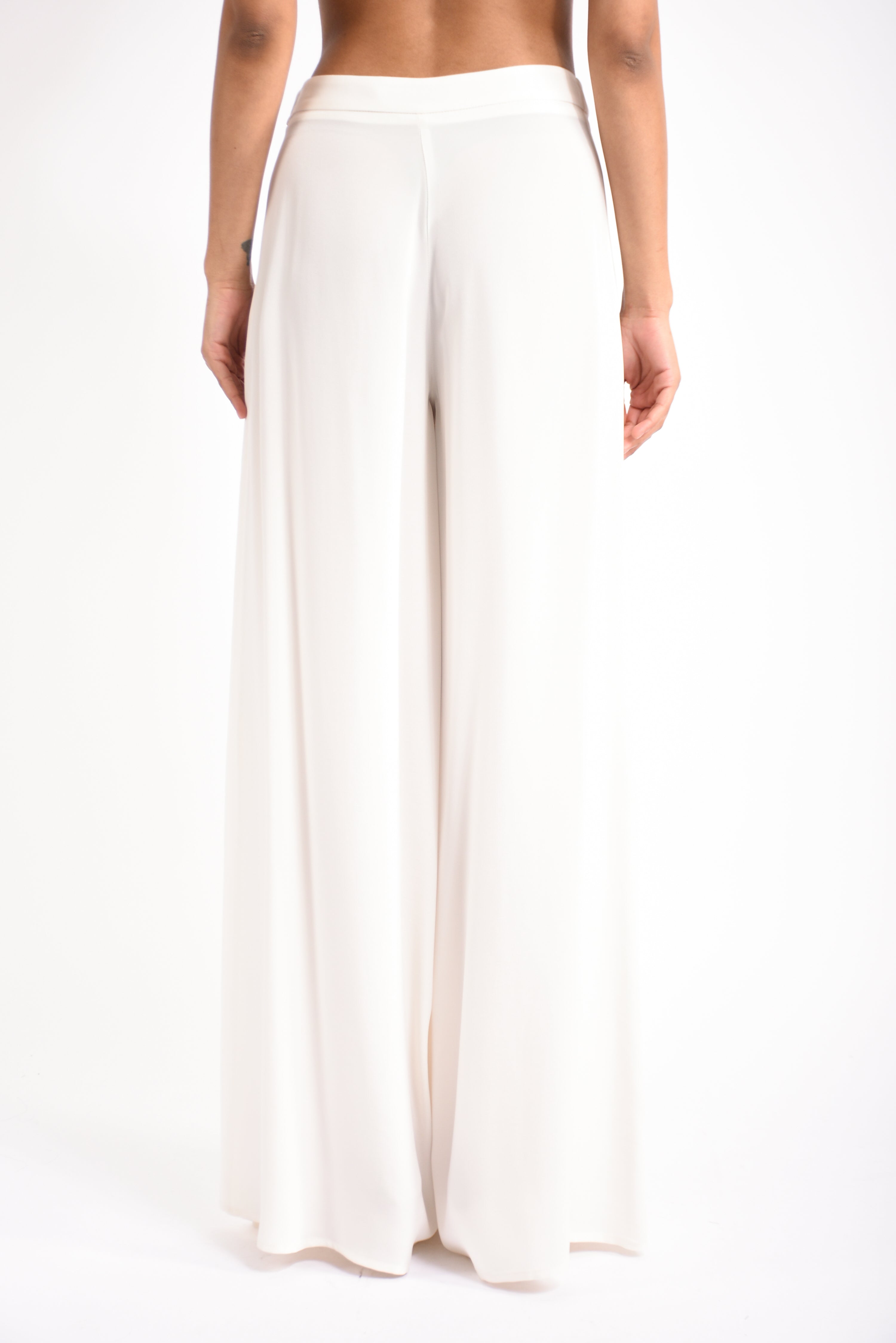 Pantaloni in twill cady