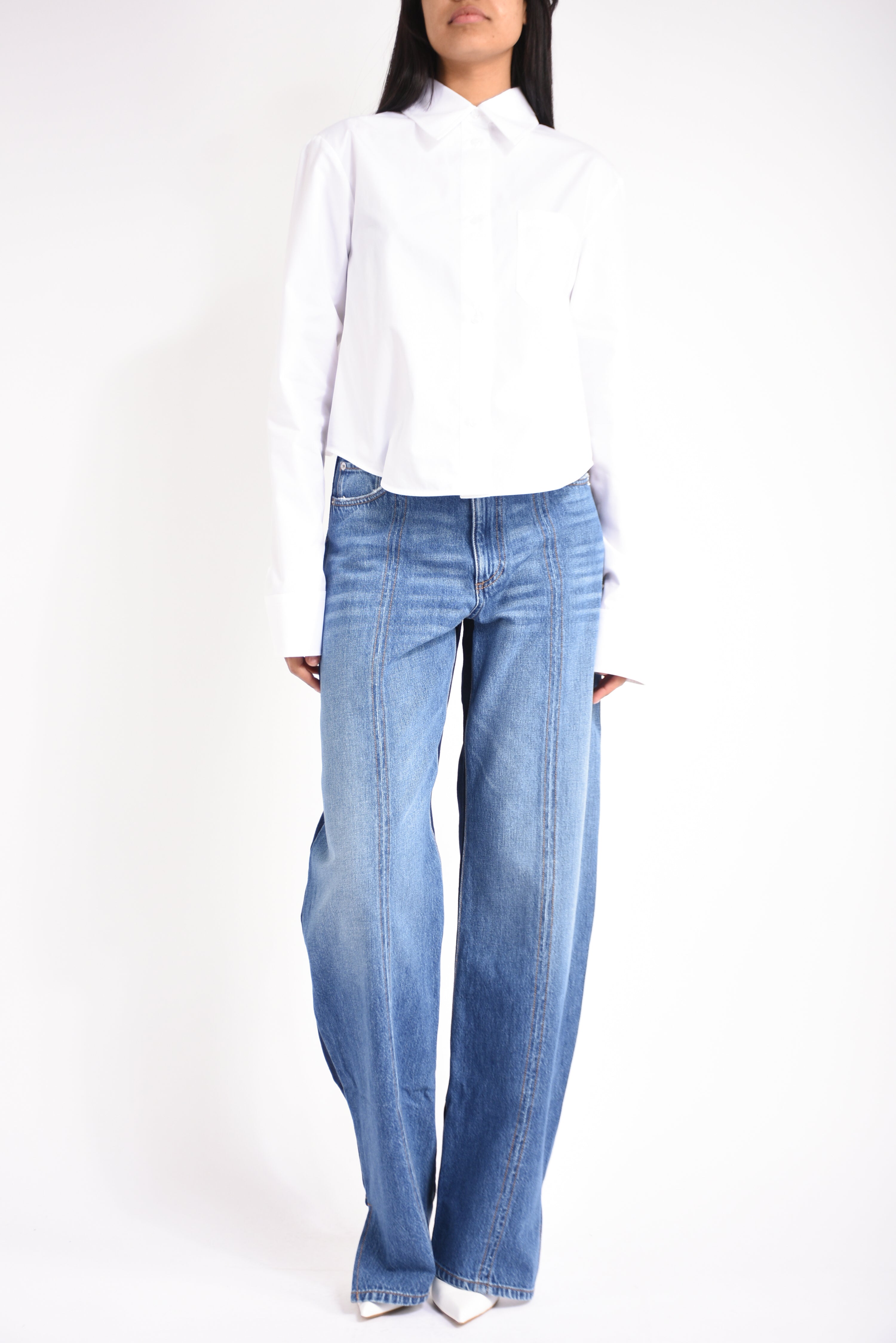 camicia cropped ceppo