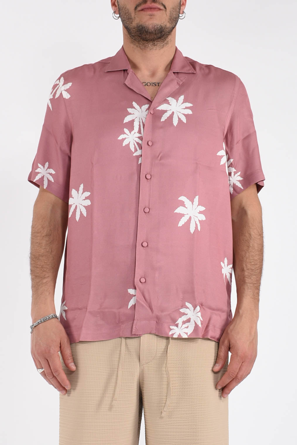 Camicia fantasia in viscosa