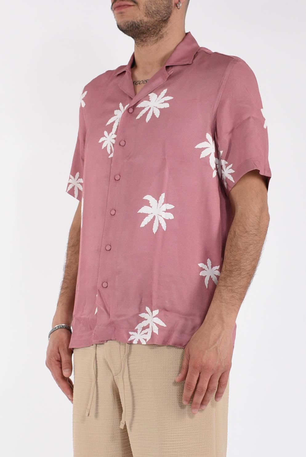 Camicia fantasia in viscosa