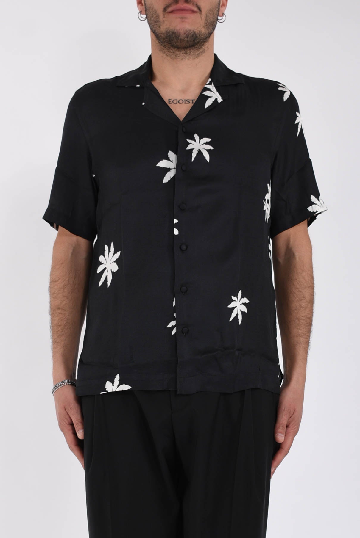 Camicia fantasia in viscosa