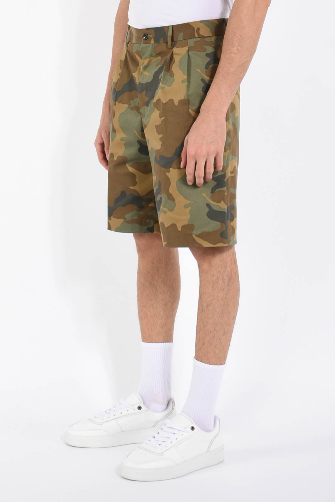 Bermuda camo in cotone