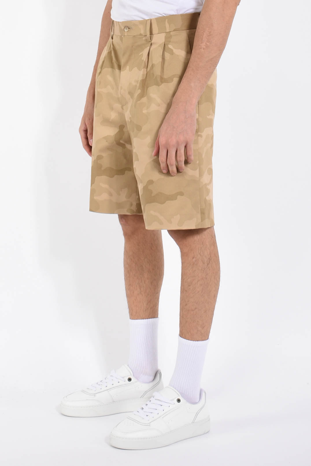 Bermuda camo in cotone