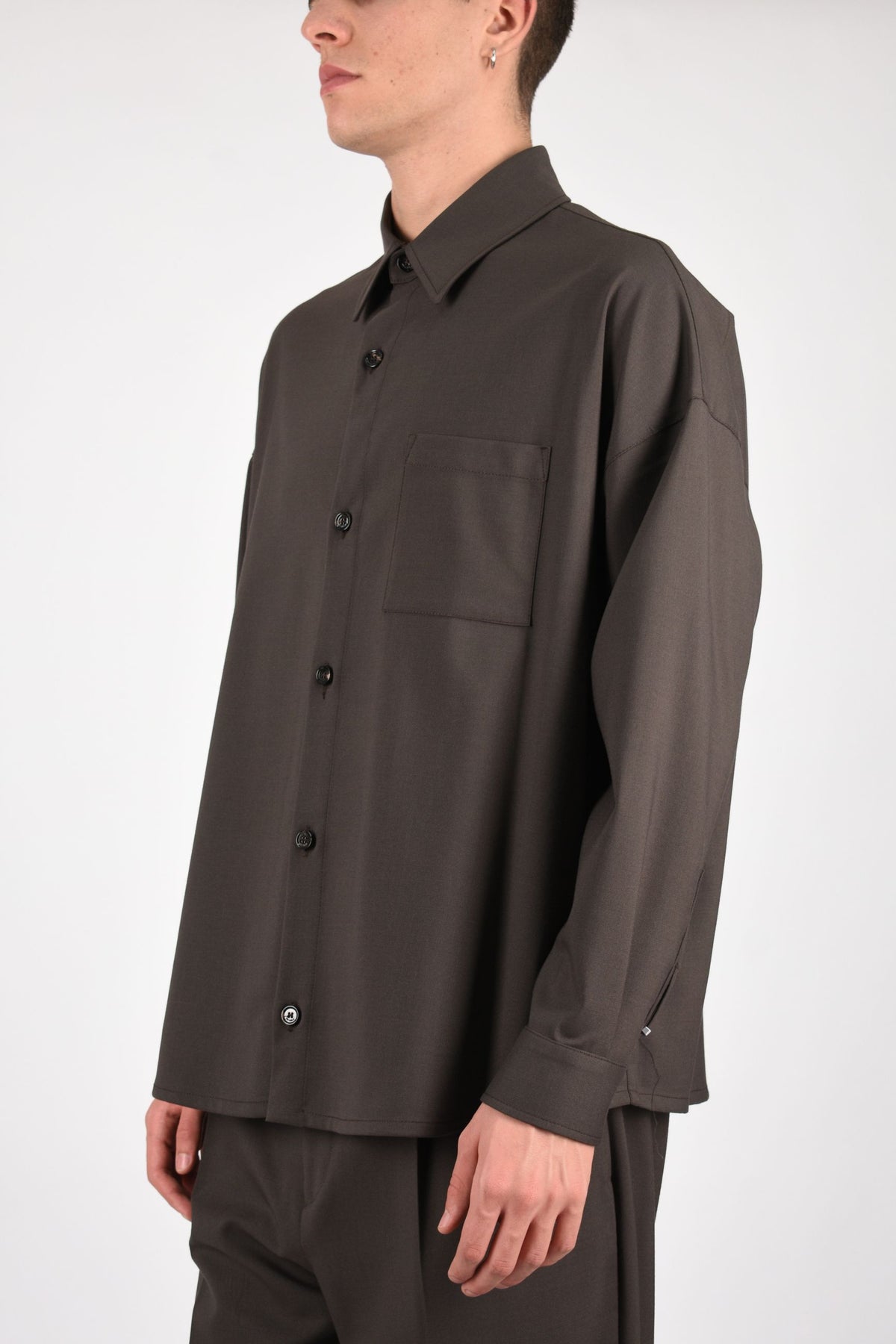Camicia haler in fresco lana BA-HALER17-WBS