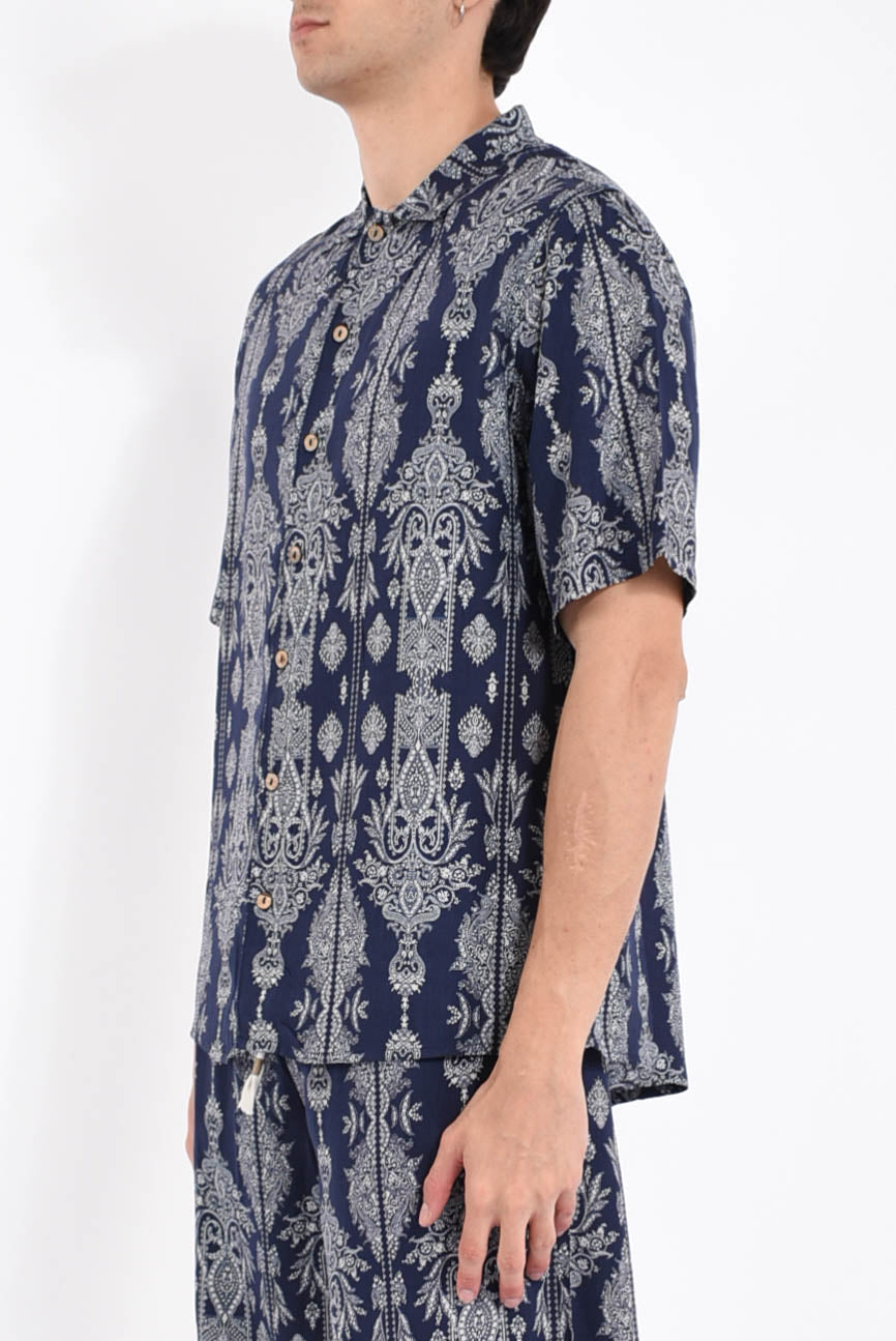 Camicia fantasia in viscosa