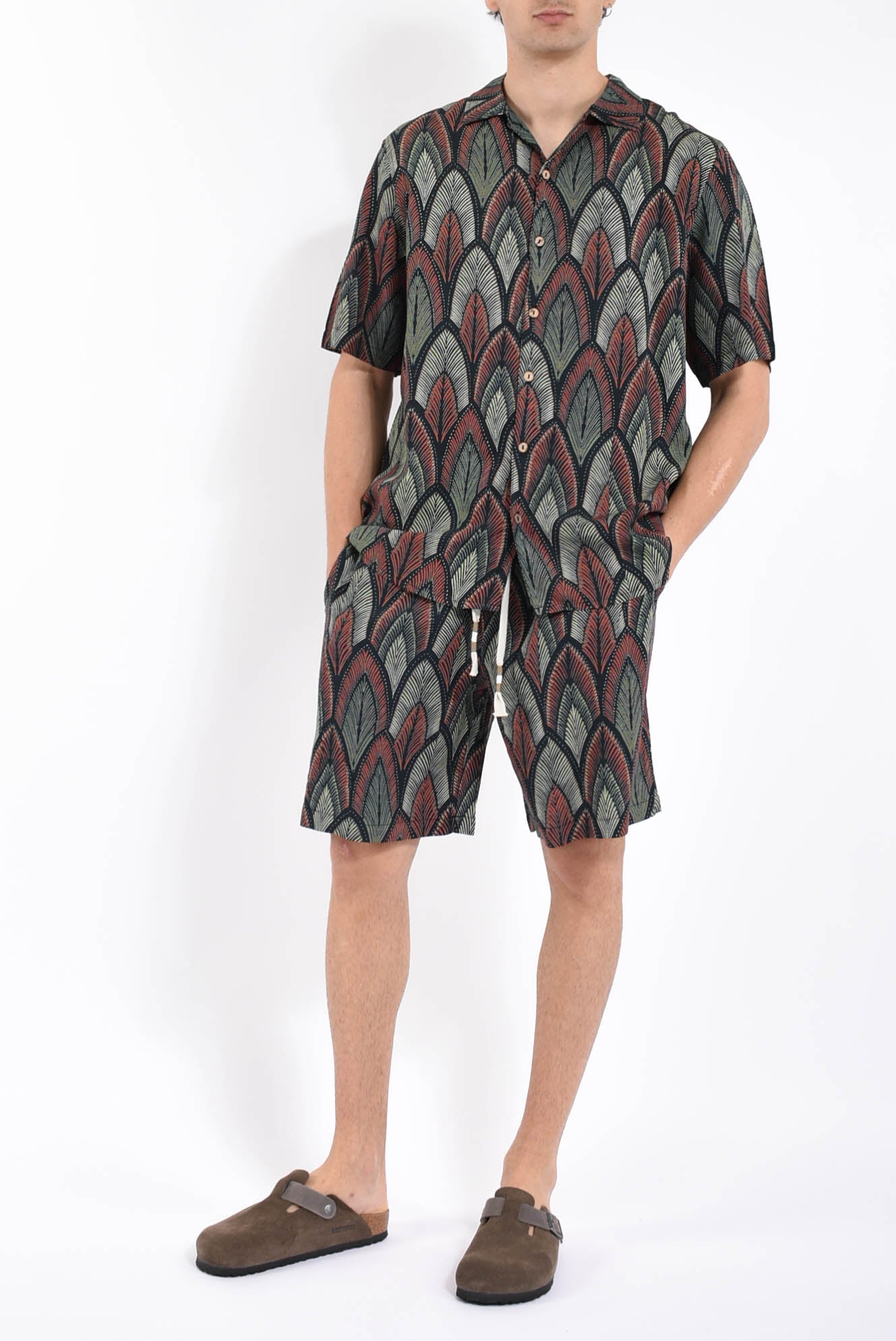Camicia fantasia in viscosa