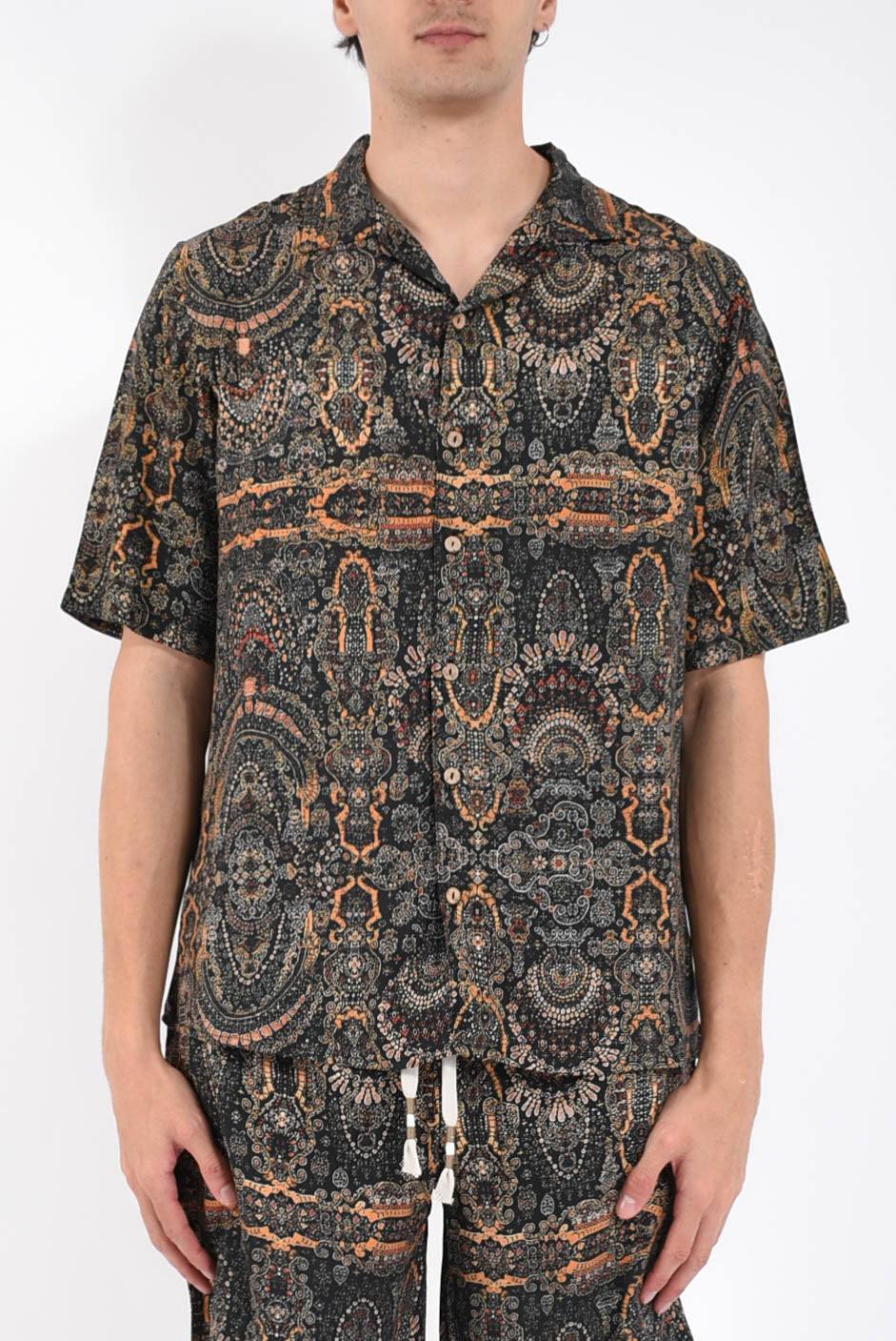 Camicia fantasia in viscosa