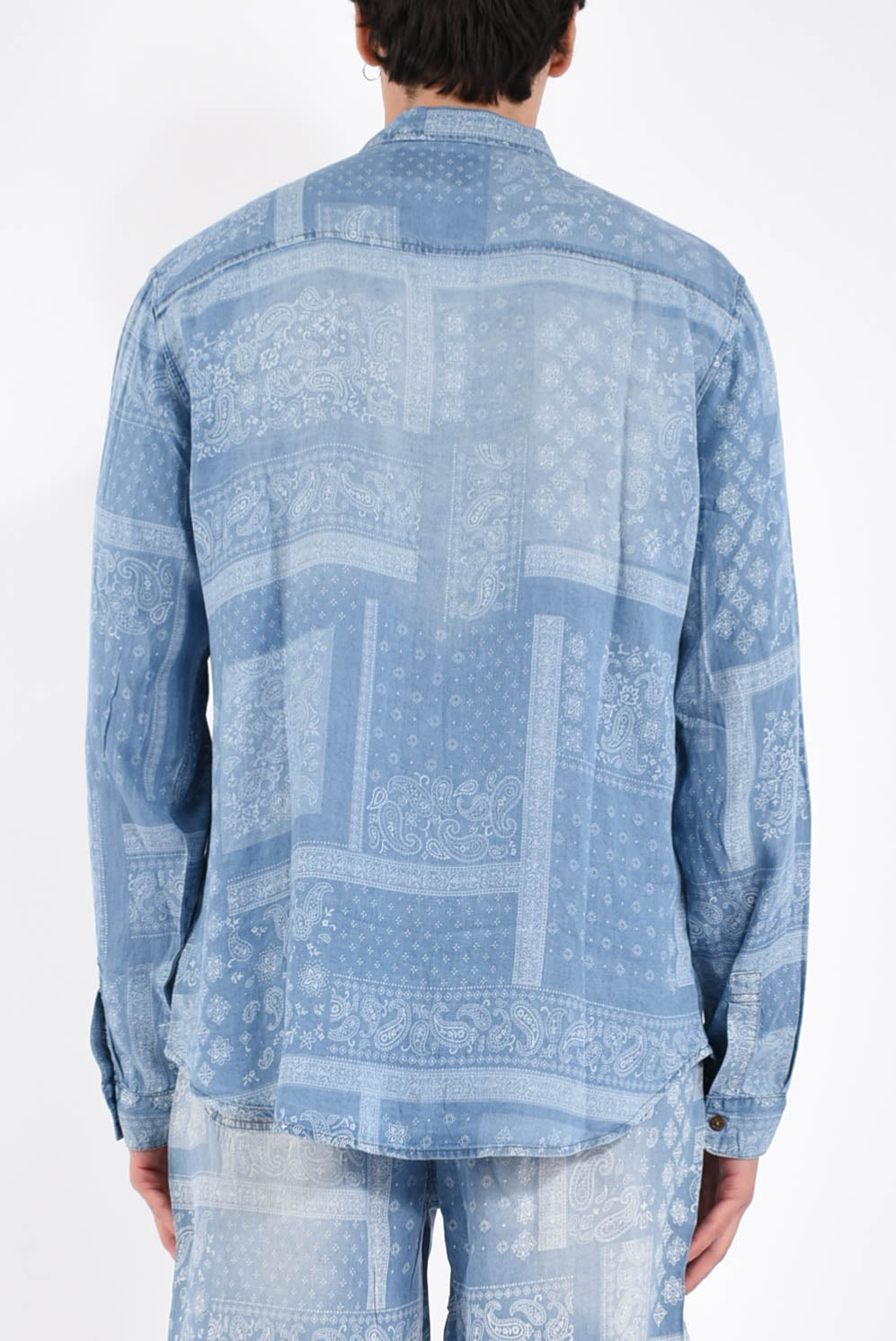 Camicia fantasia in lino