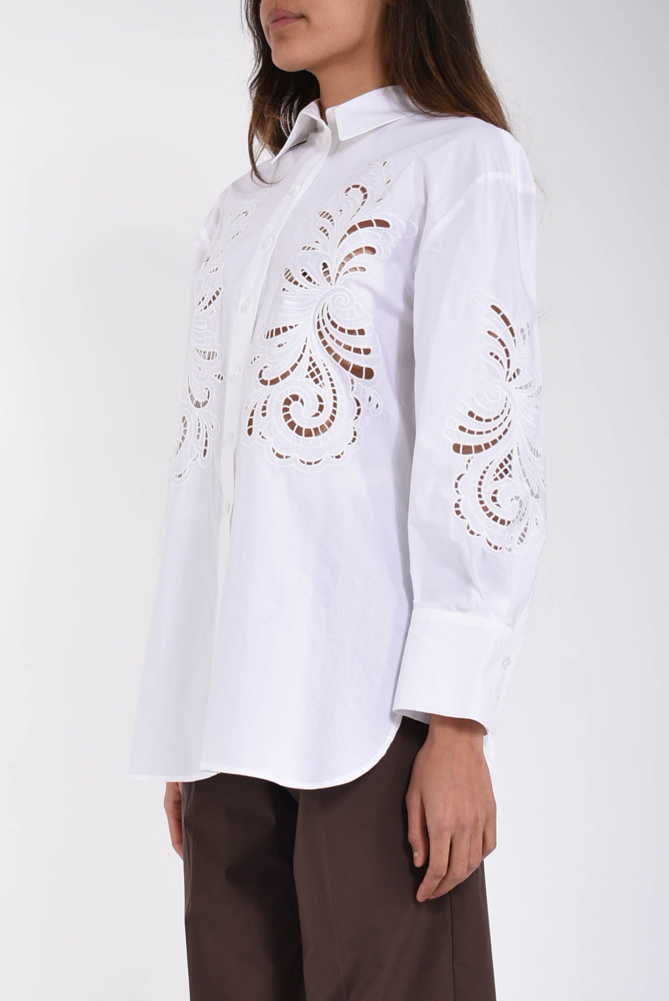 camicia oversize in cotone