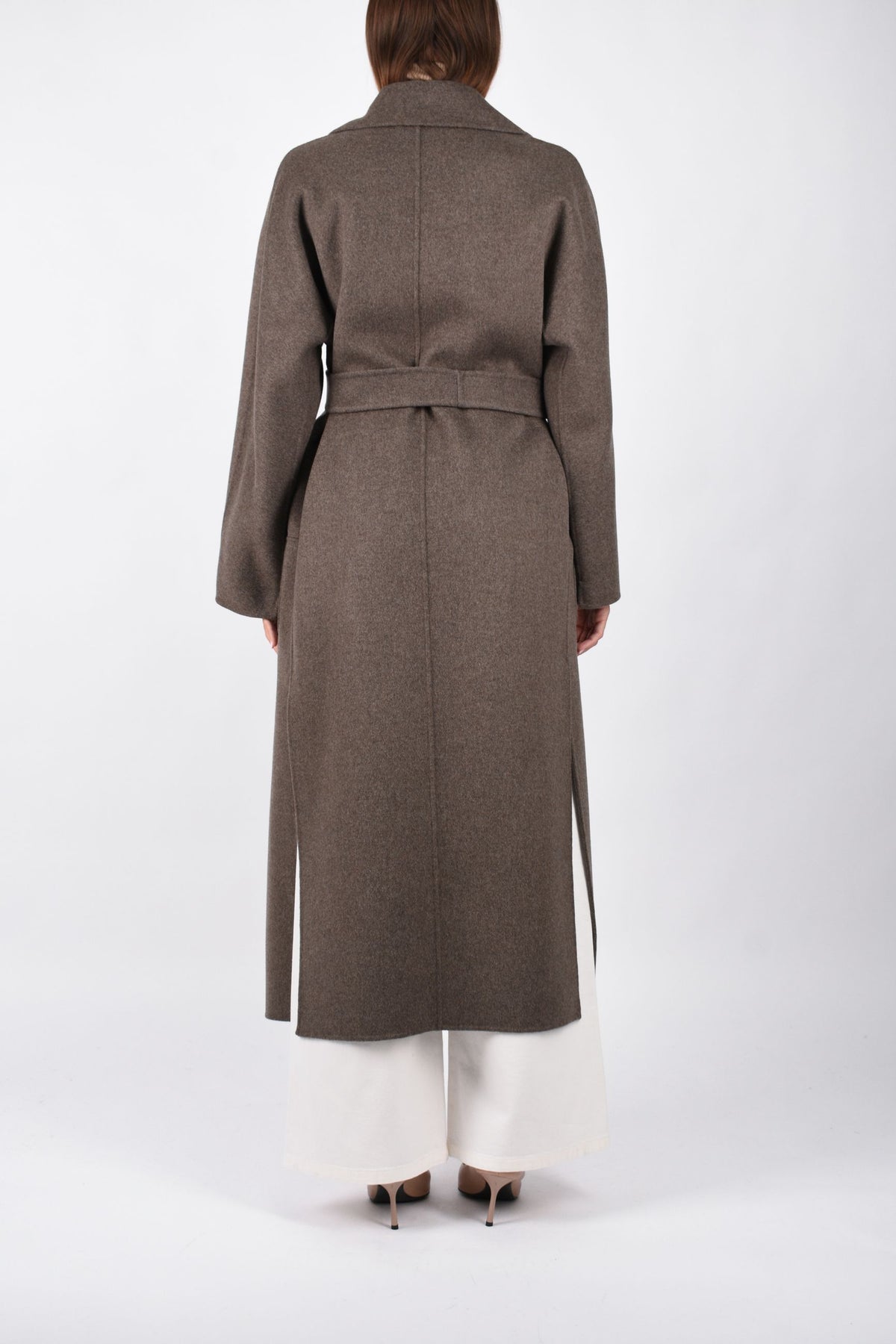 Cappotto lungo in lana double SMMPEONIE 2629016113600