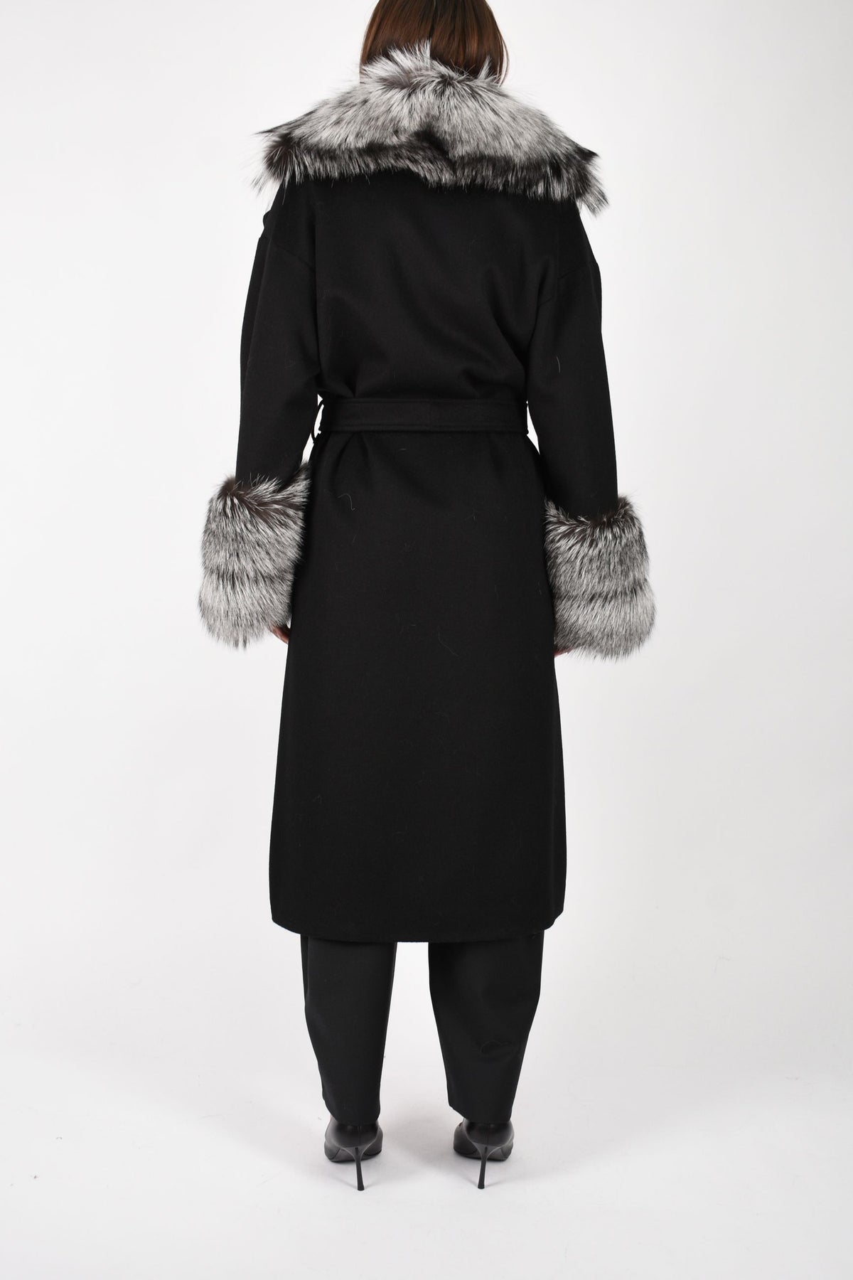 CAPPOTTO IN LANA E VOLPE CD1240