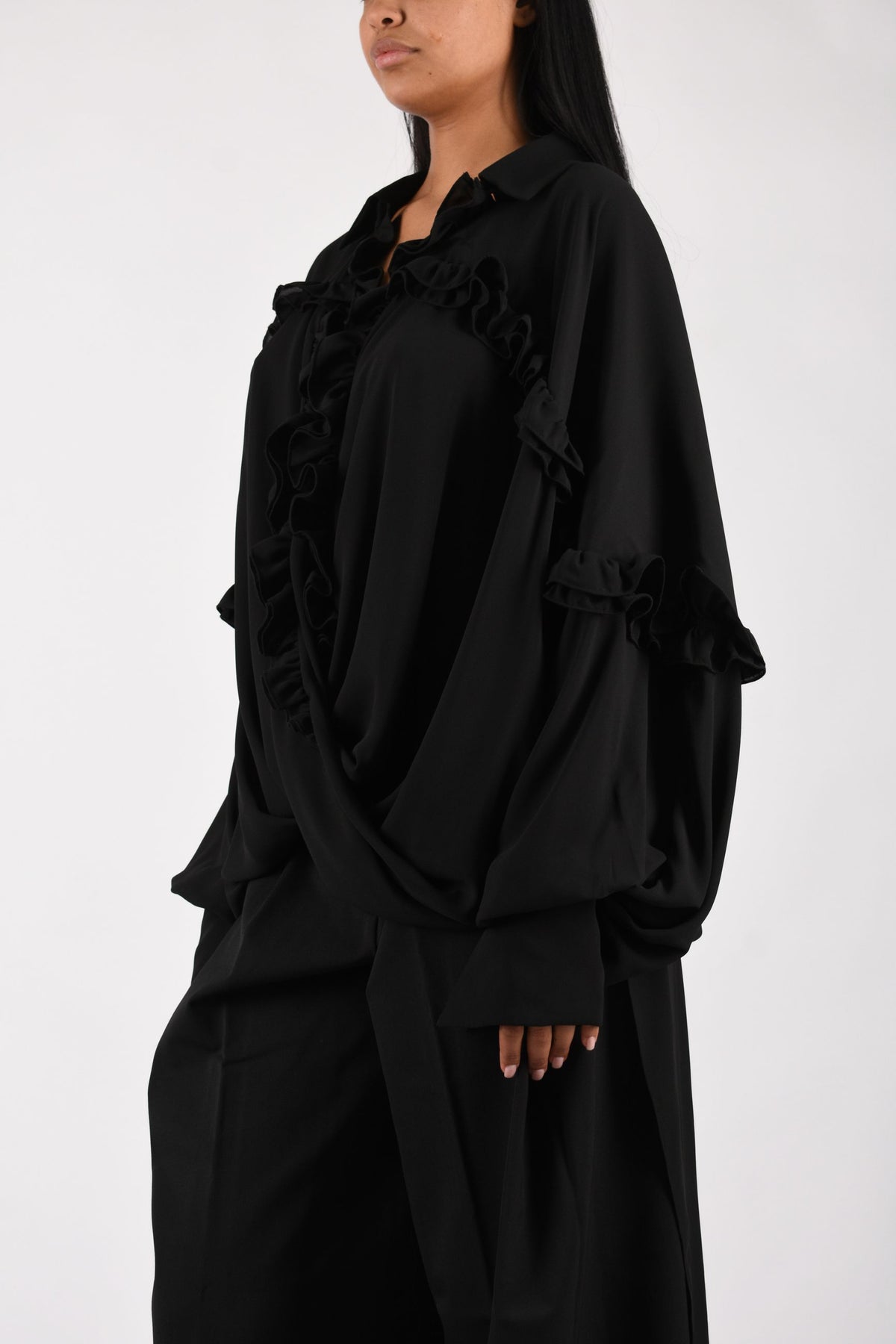 camicia in chiffon AMW26205