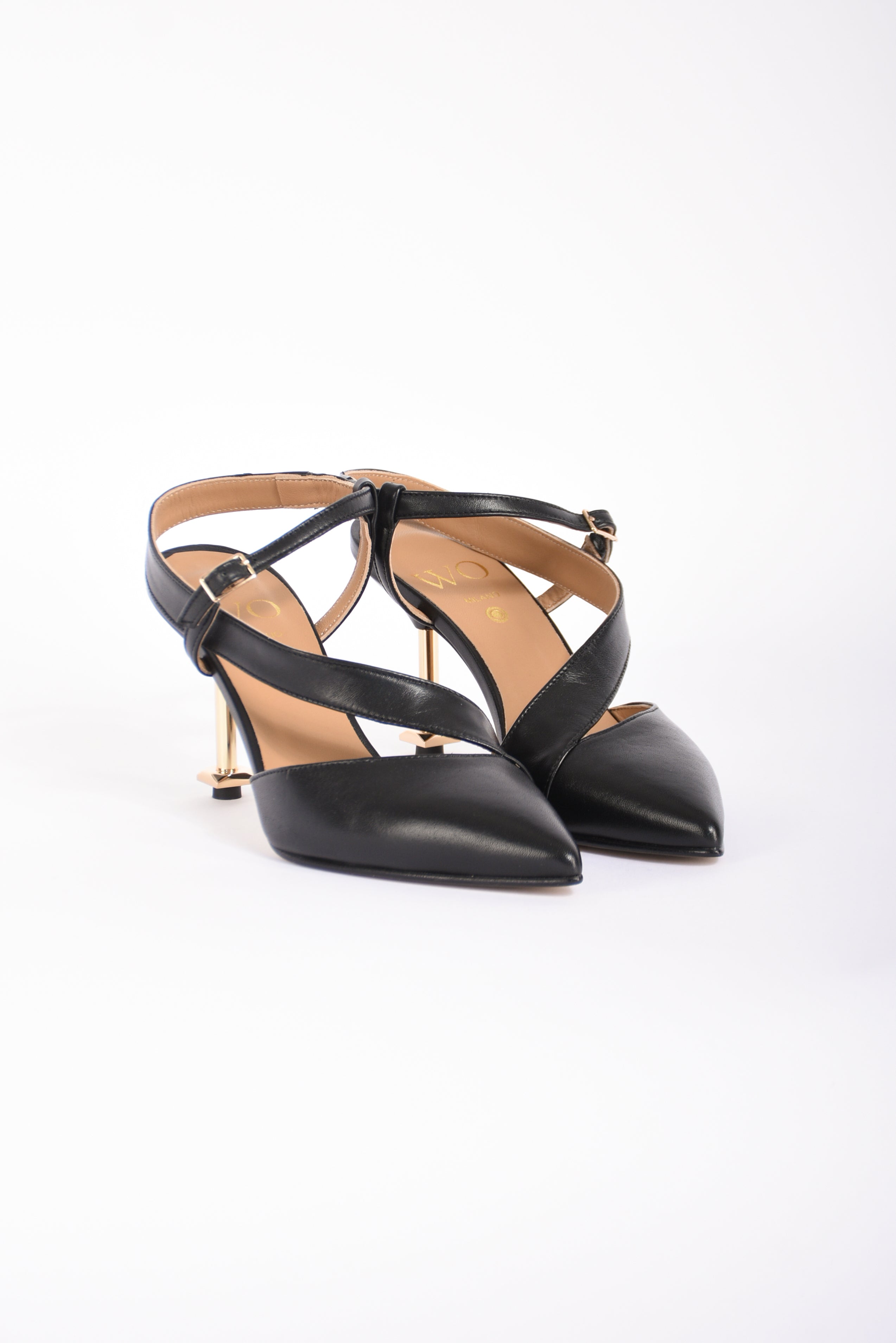 decolletè in pelle seta