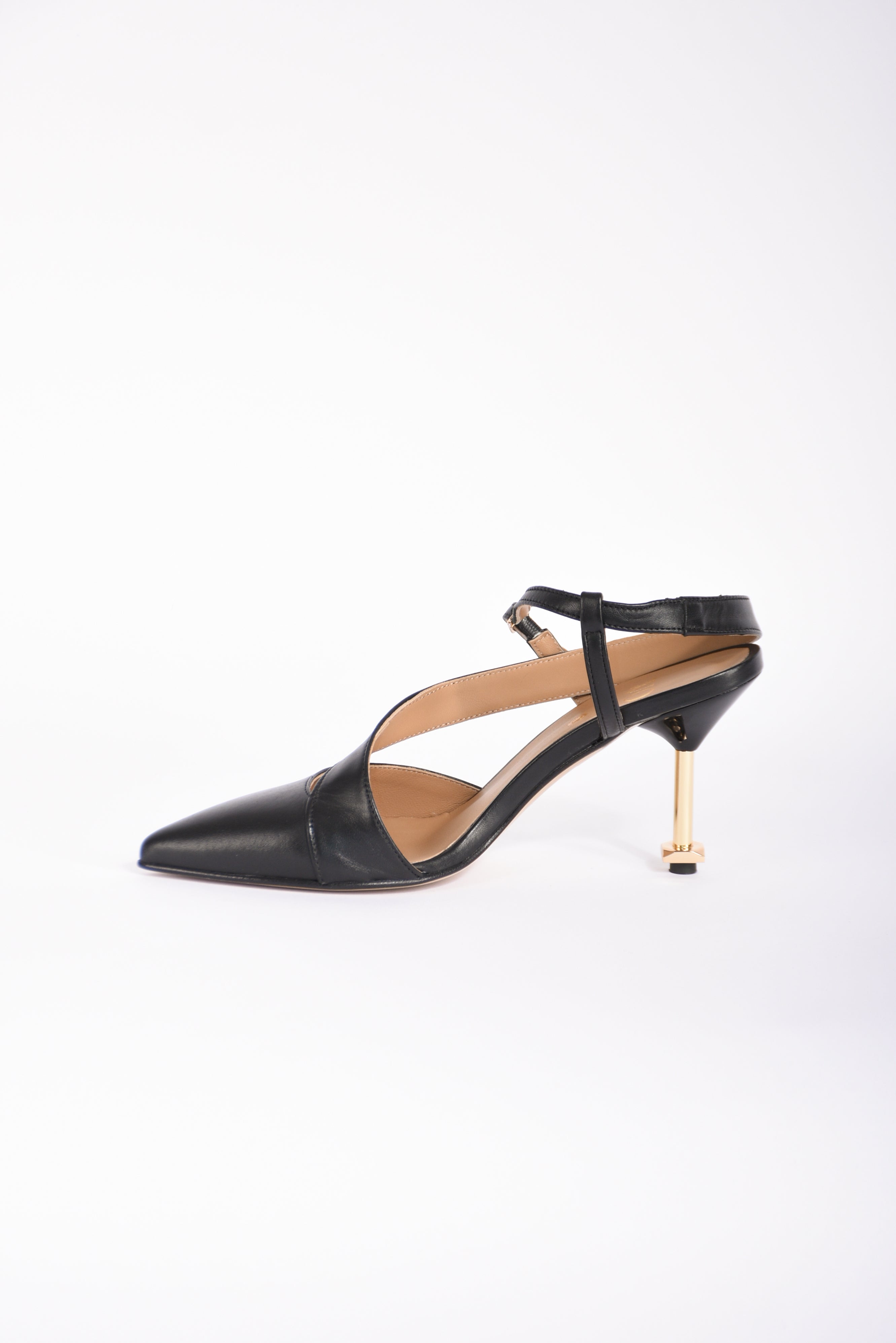 decolletè in pelle seta