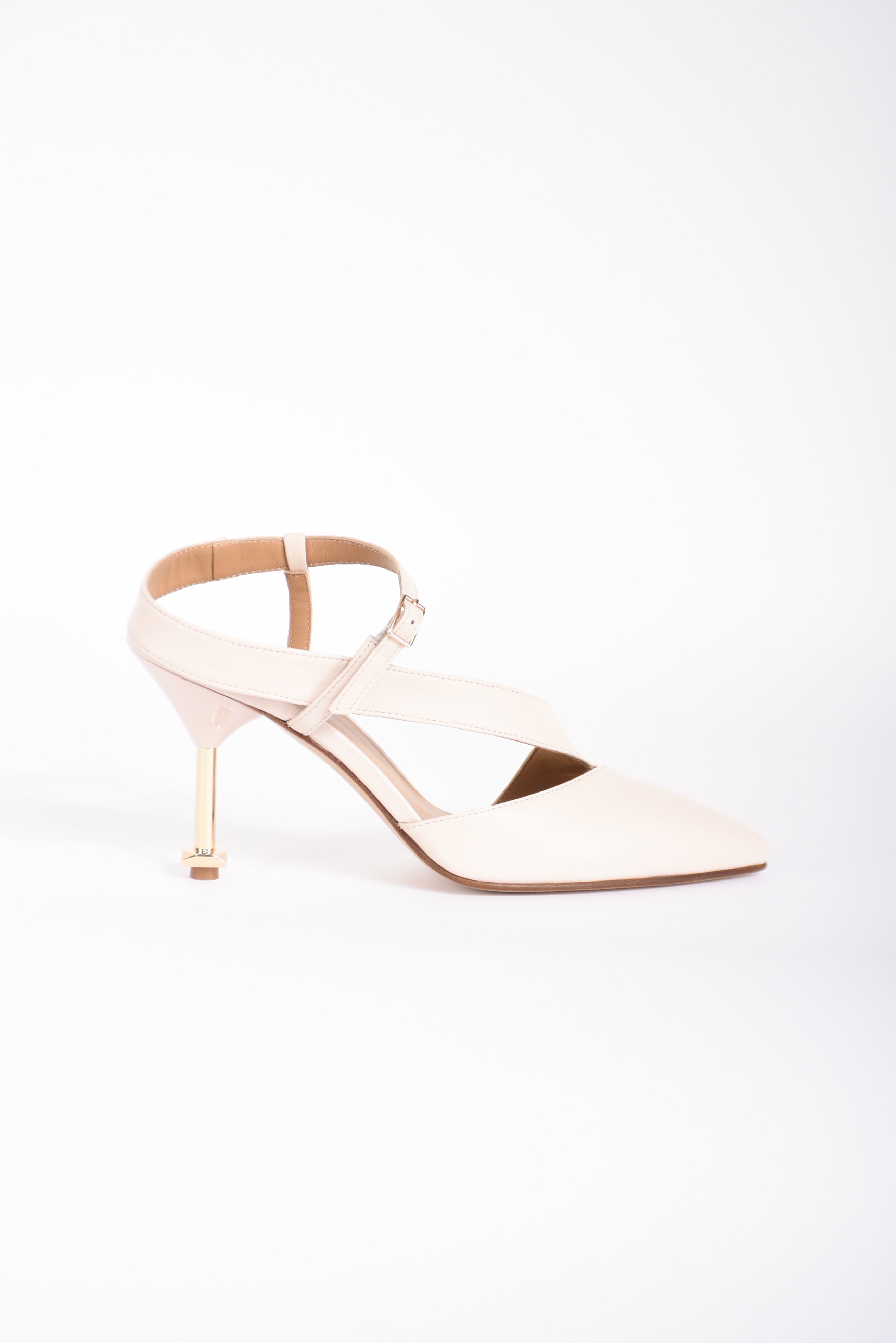 decolletè in pelle seta