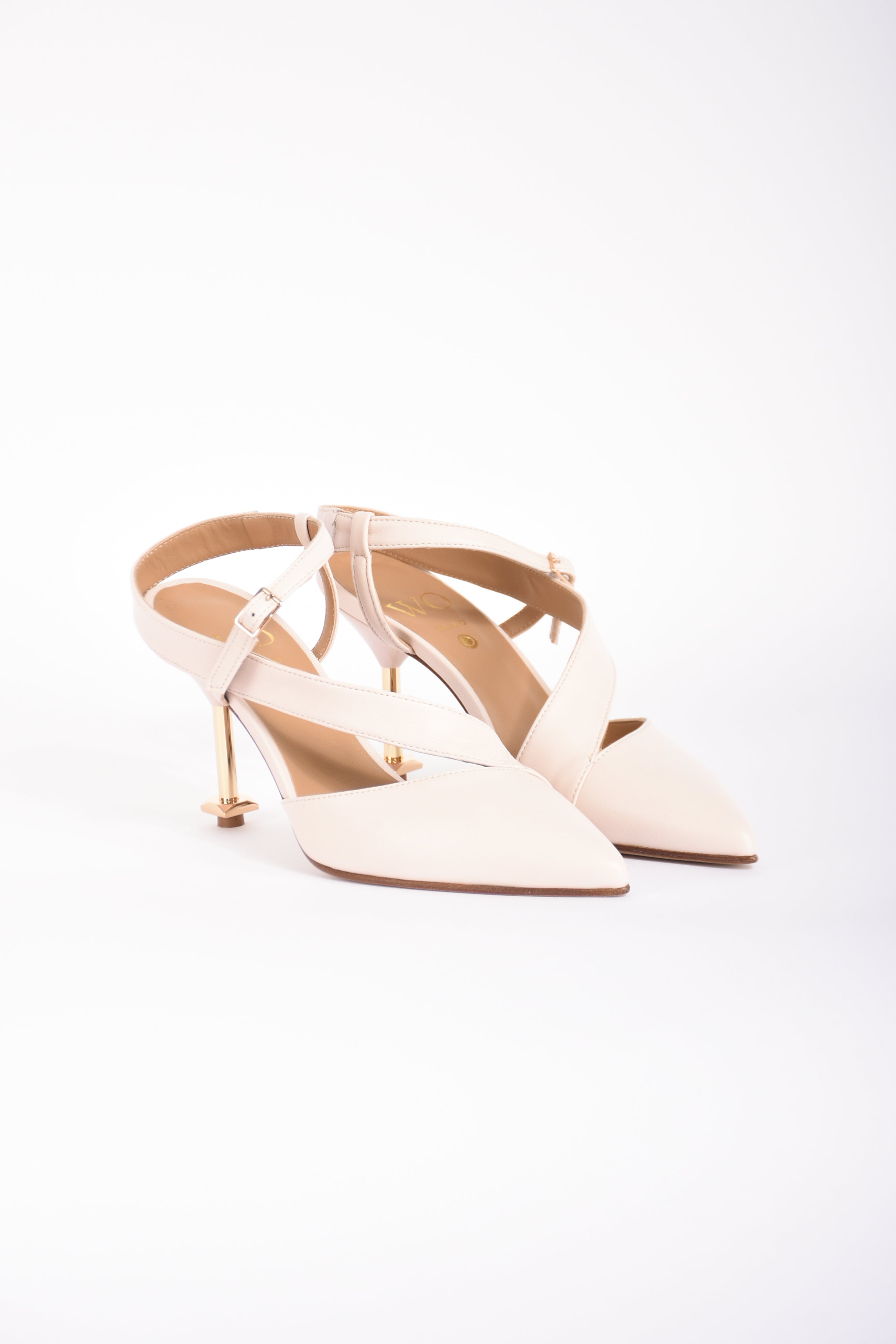 decolletè in pelle seta