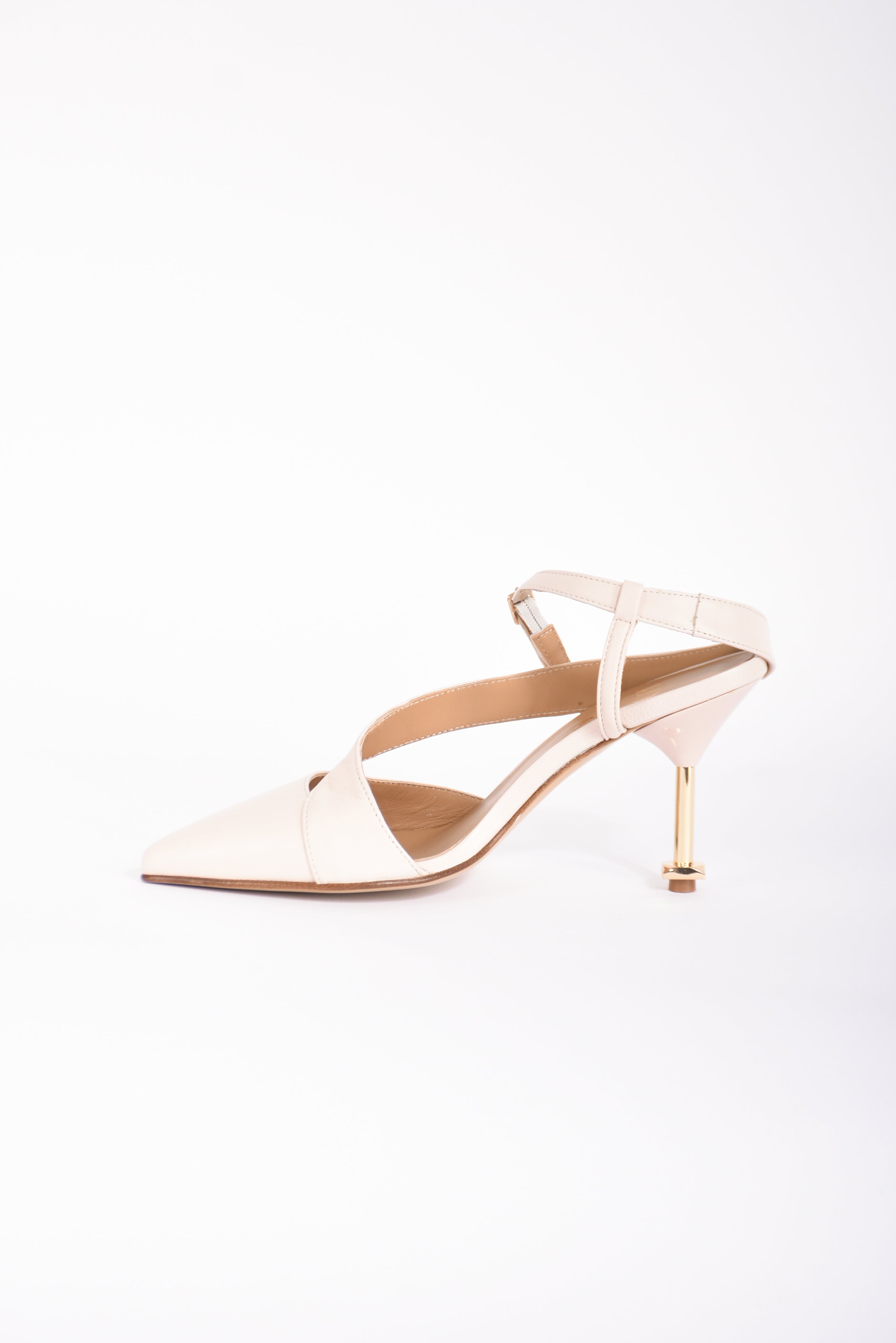 decolletè in pelle seta