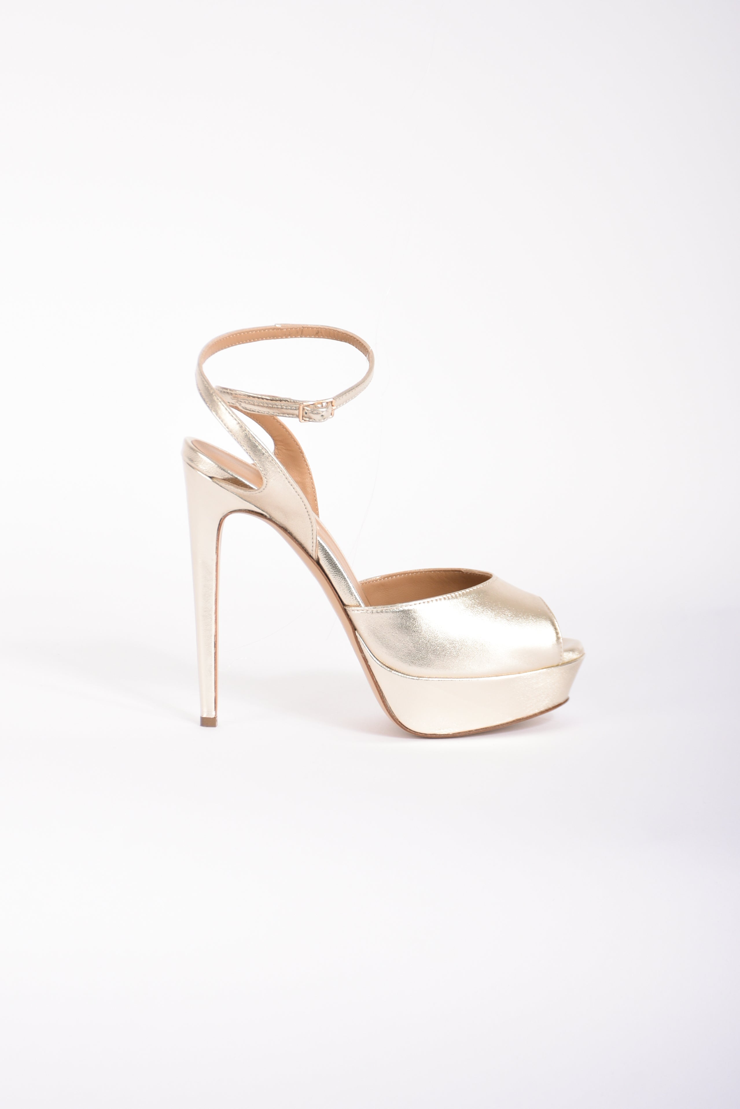 sandali in pelle sirio con plateau