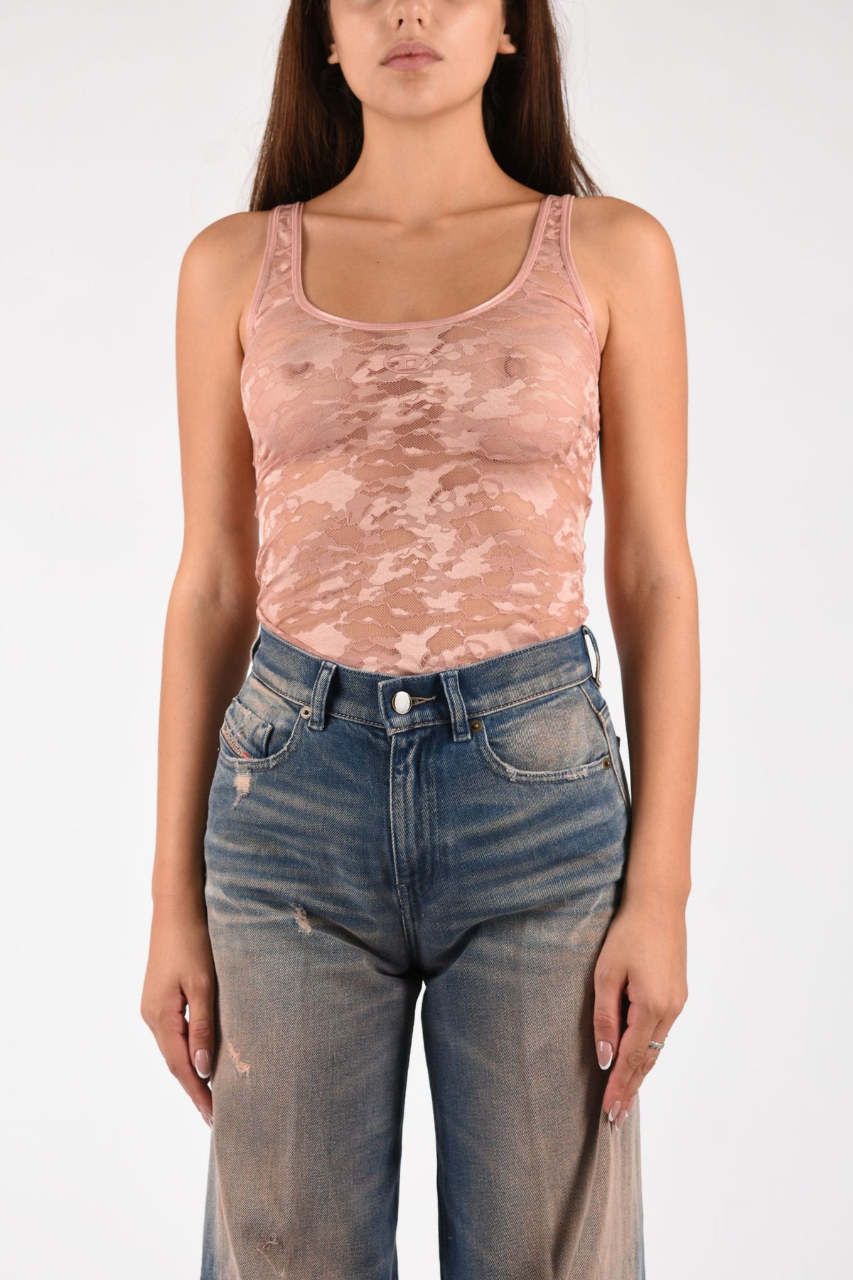 Canotta in pizzo LILY UTLT A239810DRAK