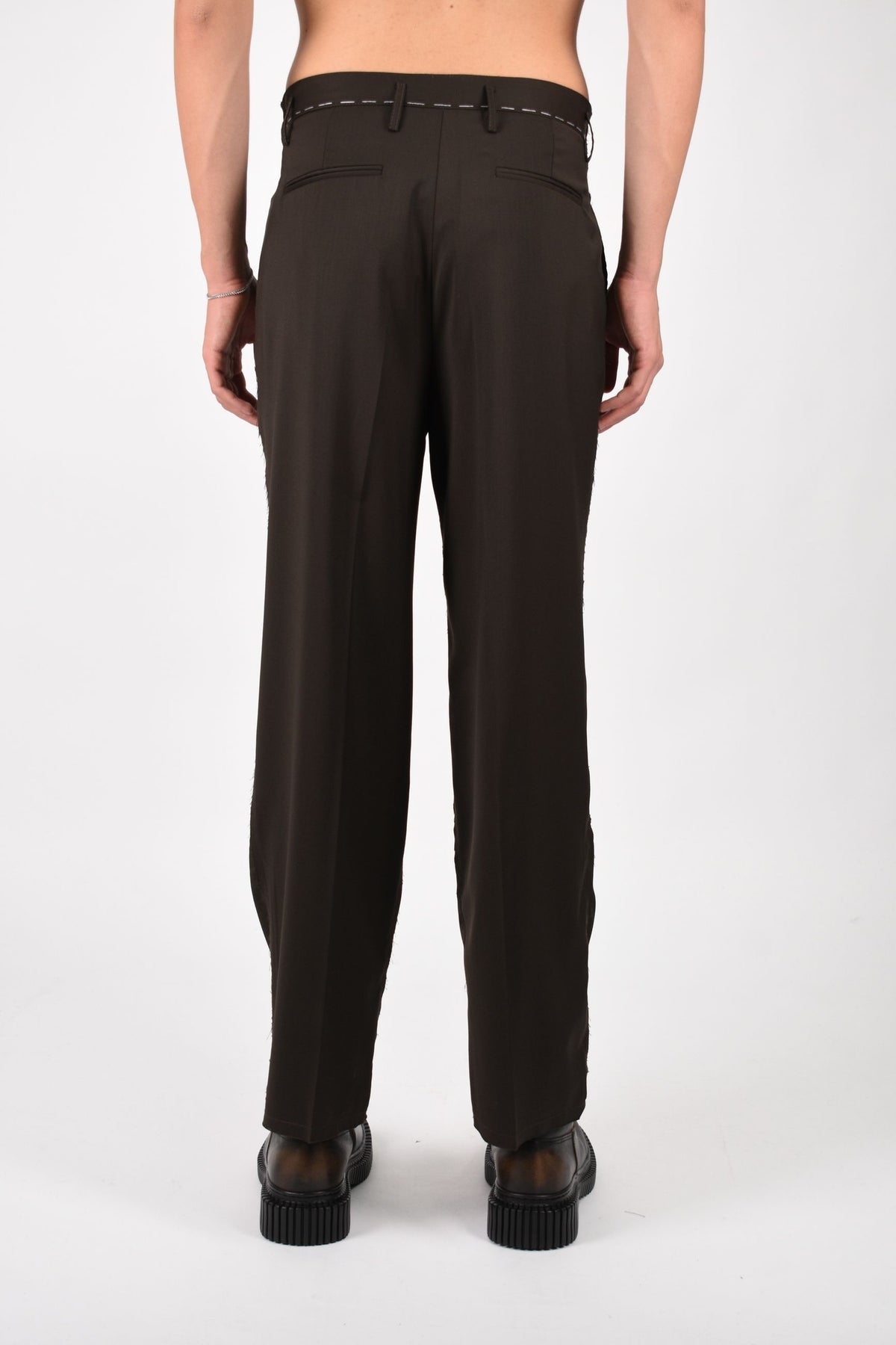 Pantaloni allen in fresco lana 26F11