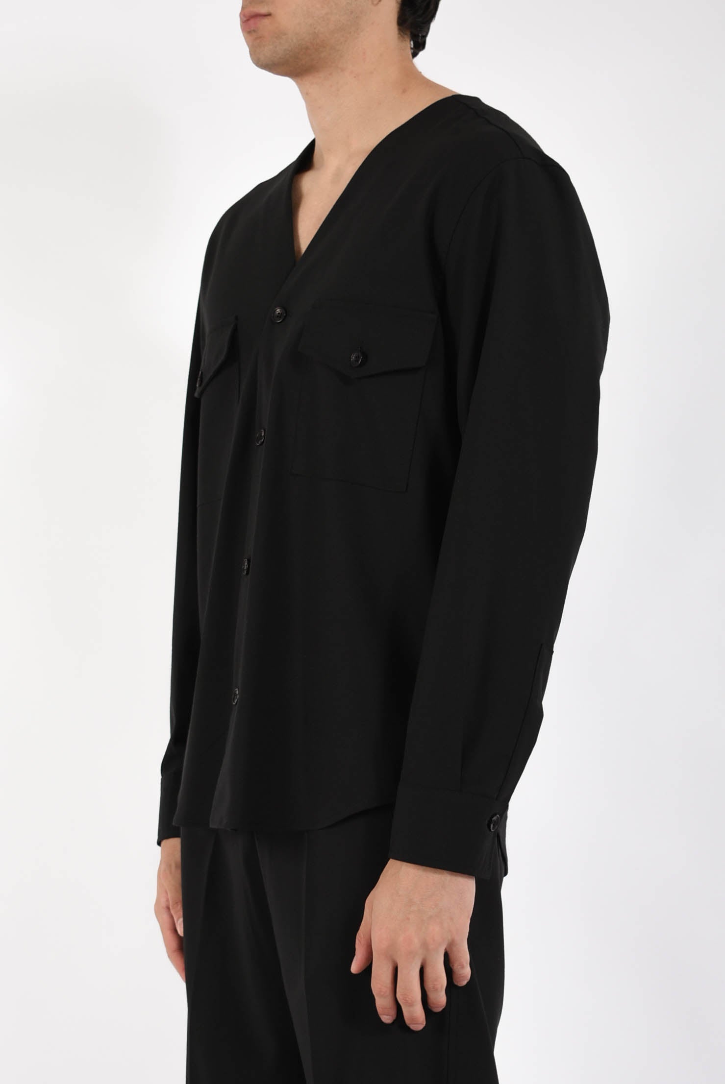 Camicia in fresco lana