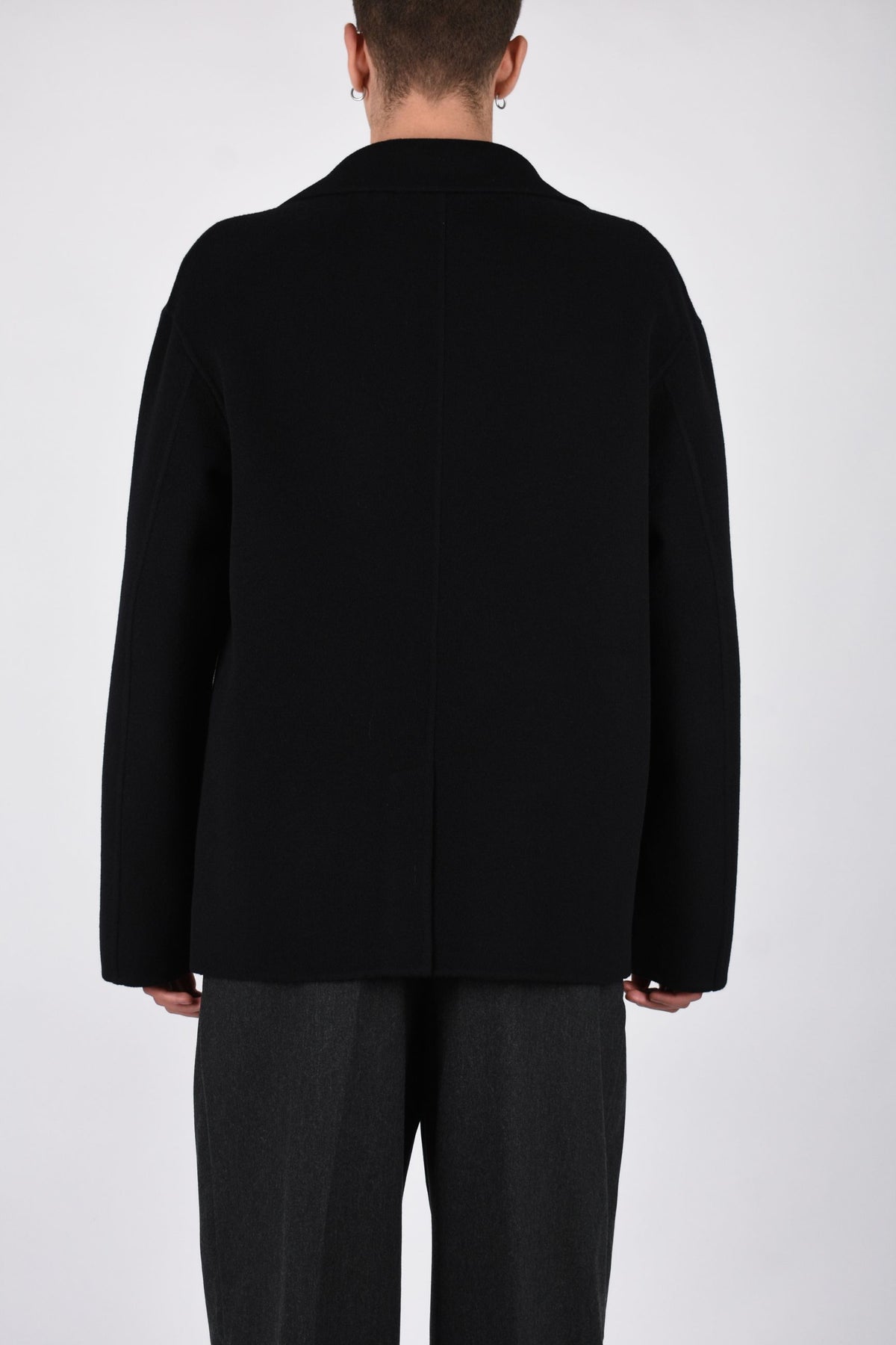 Cappotto doppiopetto in lana di pecora ORNODM700