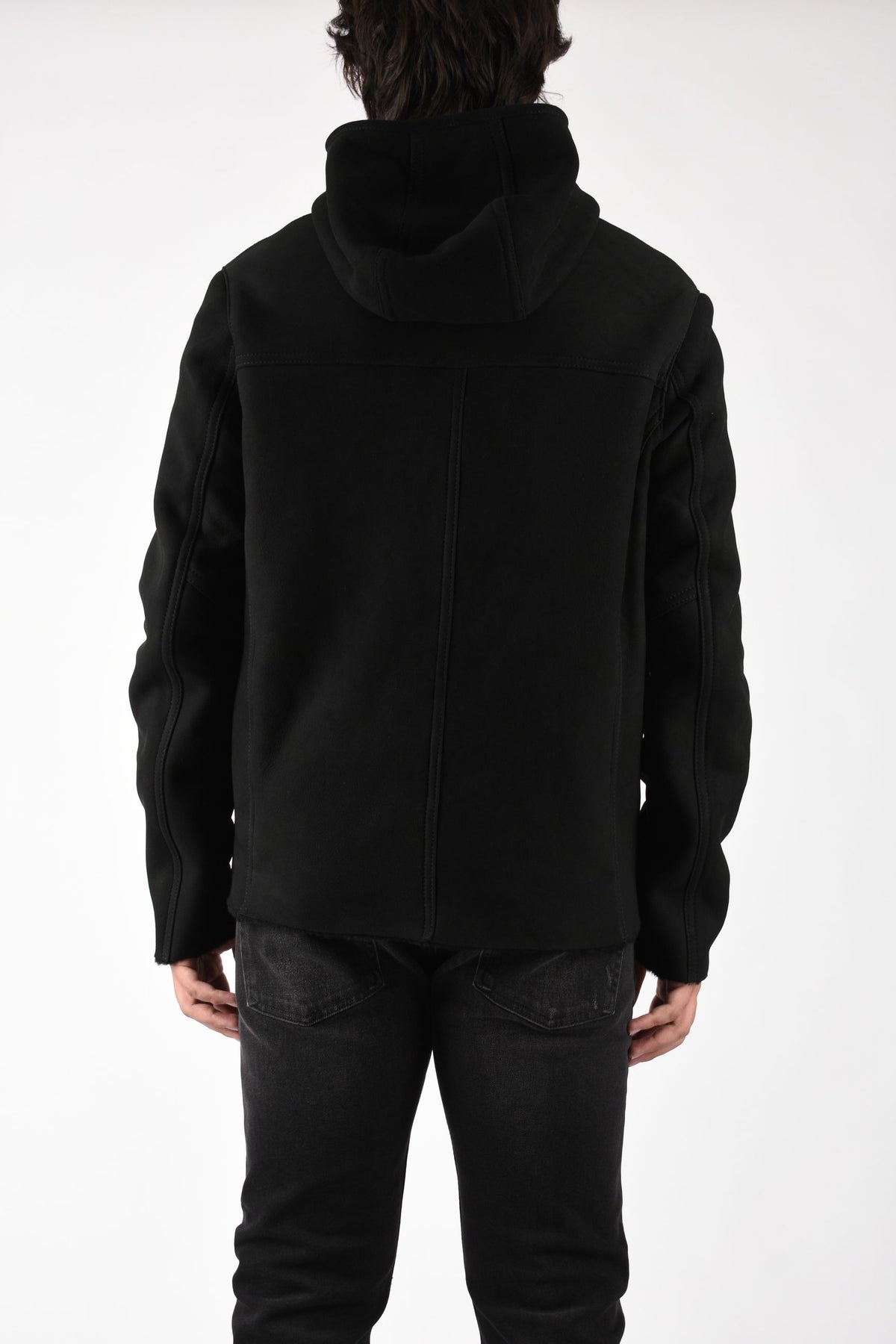 Giubbino in merino velour GU27F26018MEVL