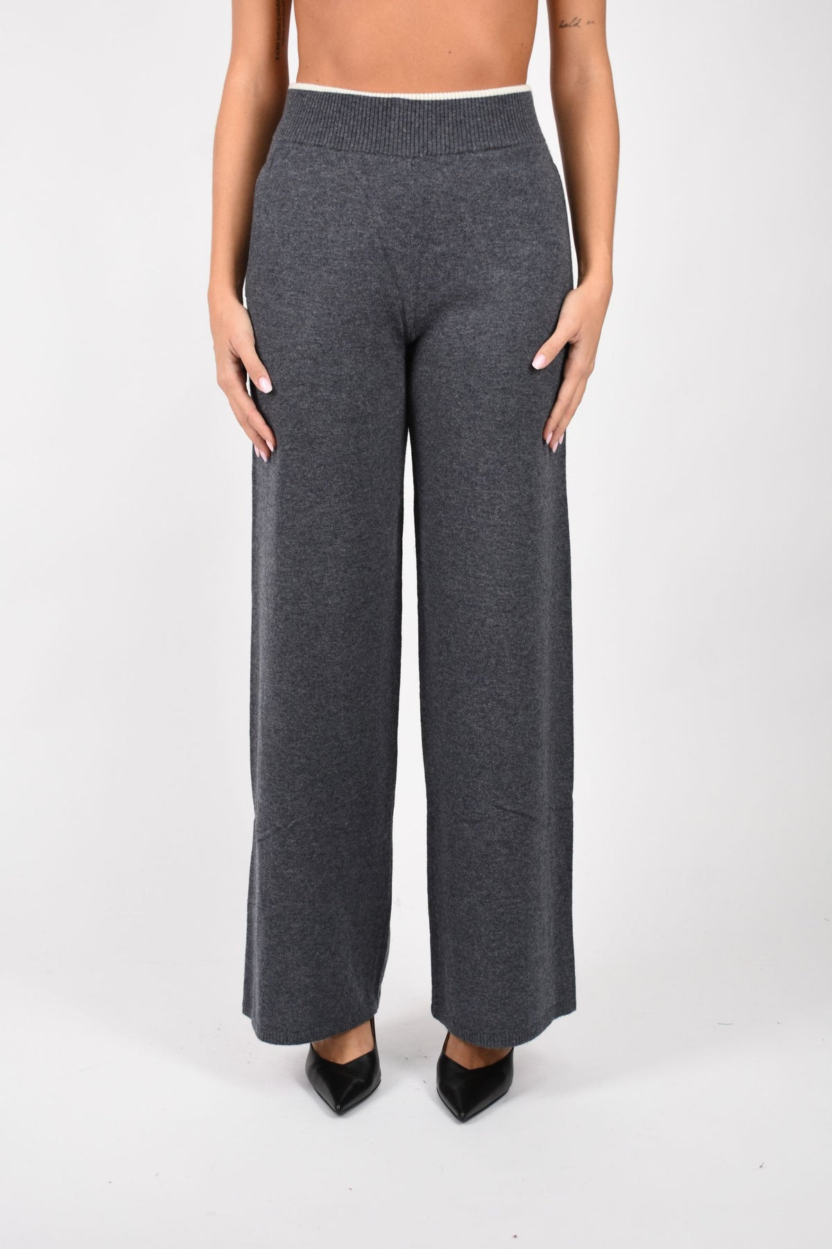 PANTALONI IN LANA E CASHMERE 107208A3G1