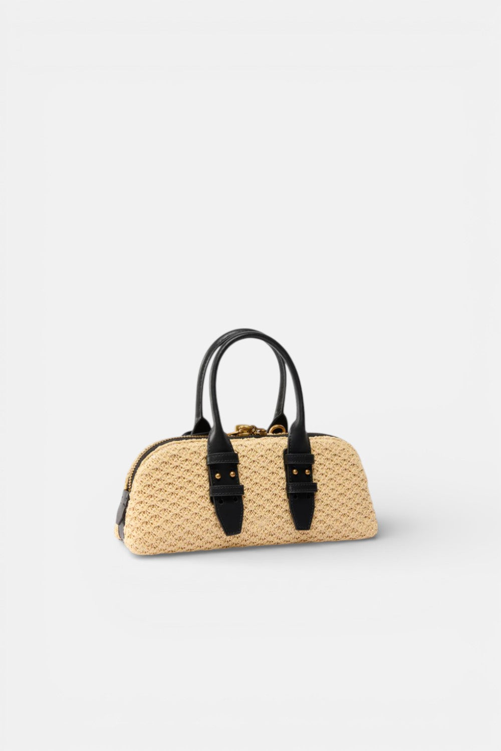 borsa a tracolla bowling horizontal rafia