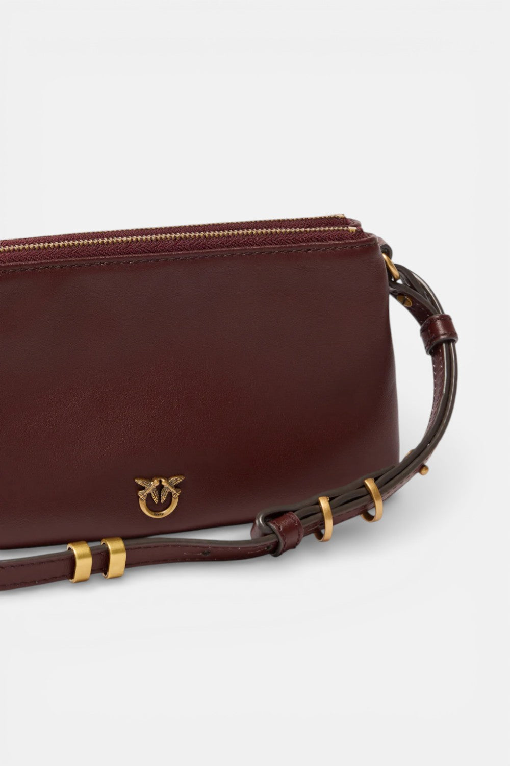 borsa a tracolla double mini vitello