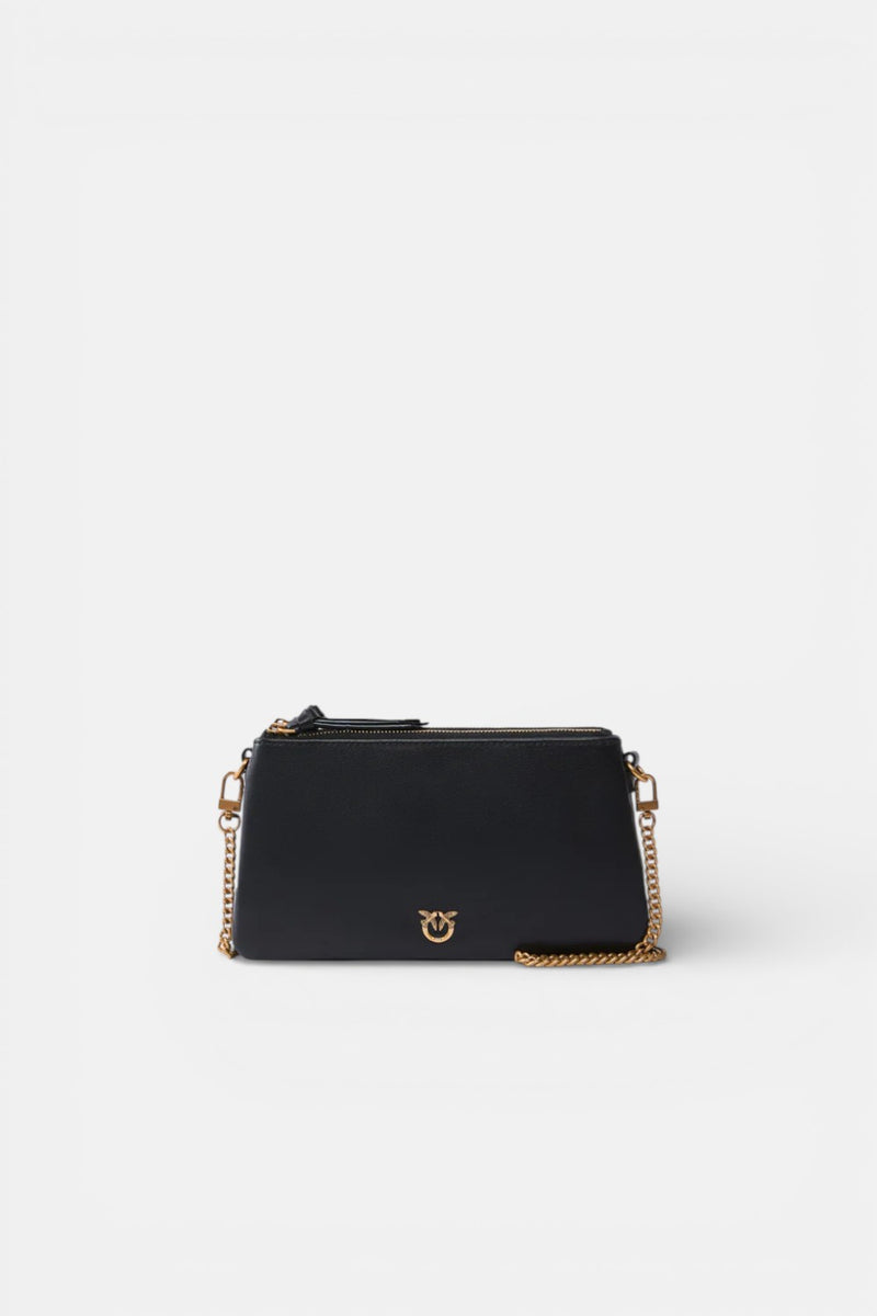 borsa a tracolla double mini vitello
