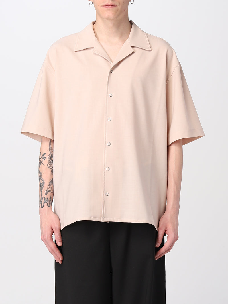 BONSAI Camicia bowling in fresco lana
