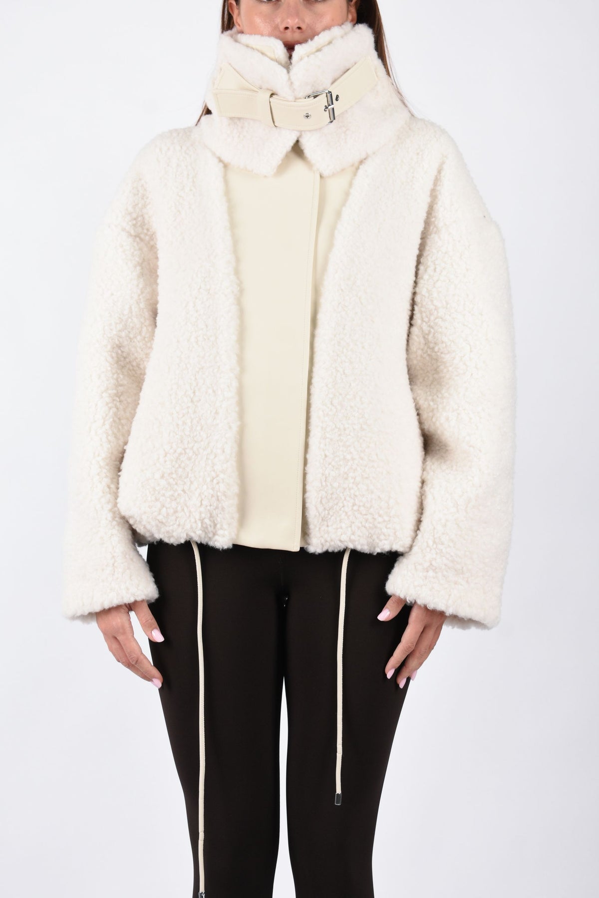 Giacca corta in jersey furry FILTRO 2622906012