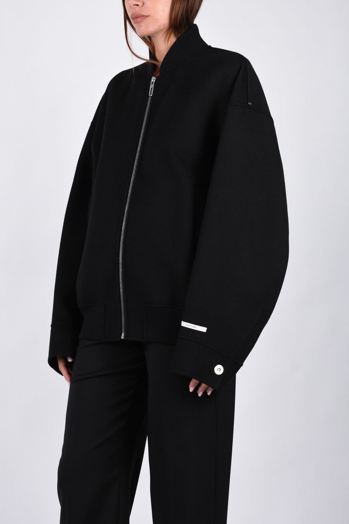 Bomber in double di pura lana ONDATA 2622086041