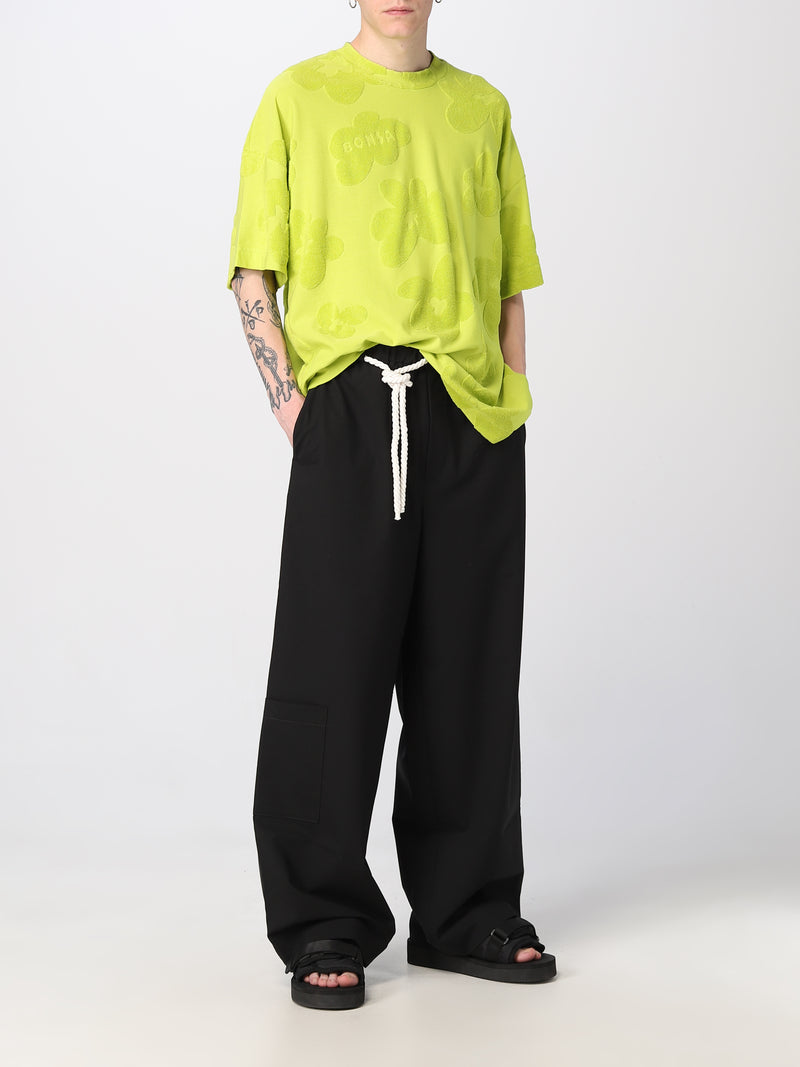 BONSAI Pantaloni con pinces in fresco lana