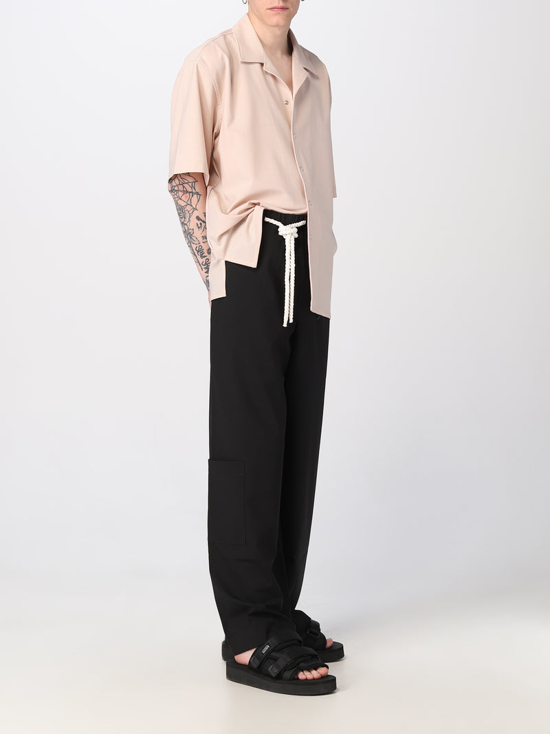 BONSAI Camicia bowling in fresco lana