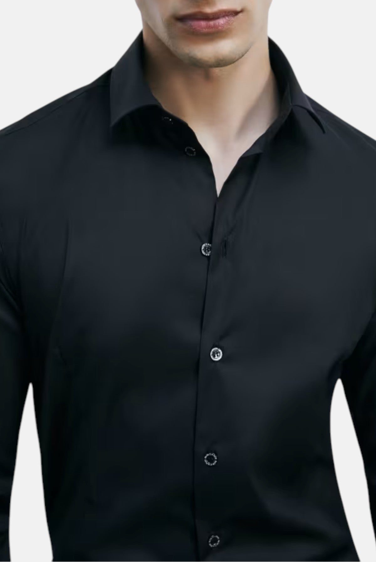 Camicia in popeline strech