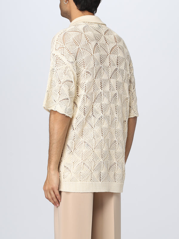 BONSAI Camicia traforata in rayon
