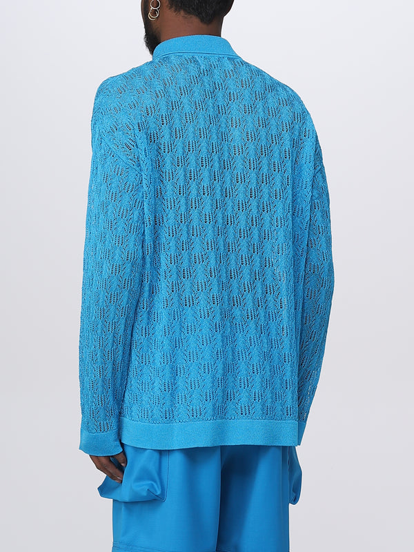BONSAI Polo traforata in rayon