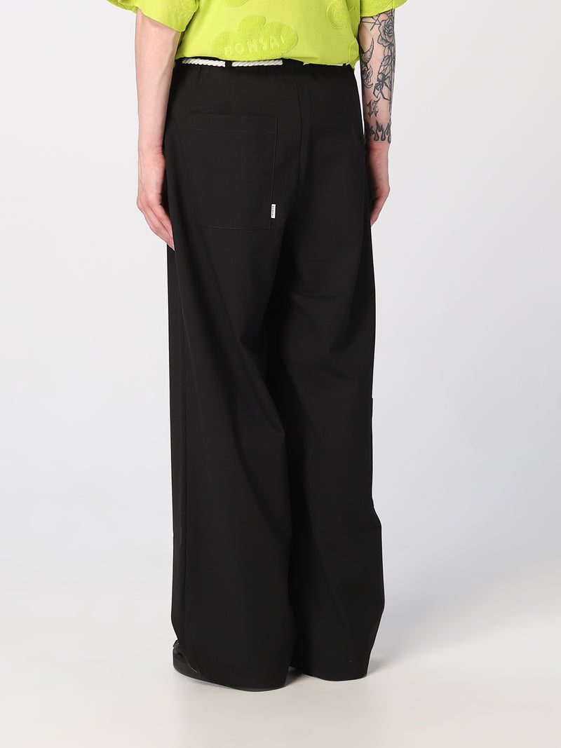 BONSAI Pantaloni con pinces in fresco lana