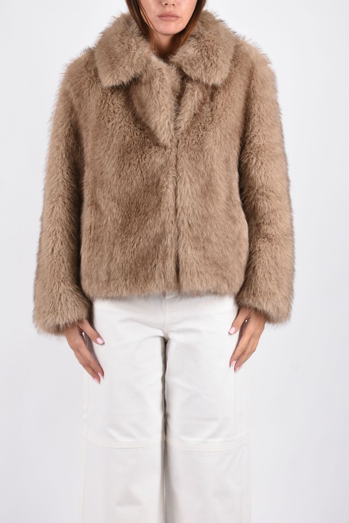 Cappotto corto dalla texture soffice SMMALCE 2629456011600