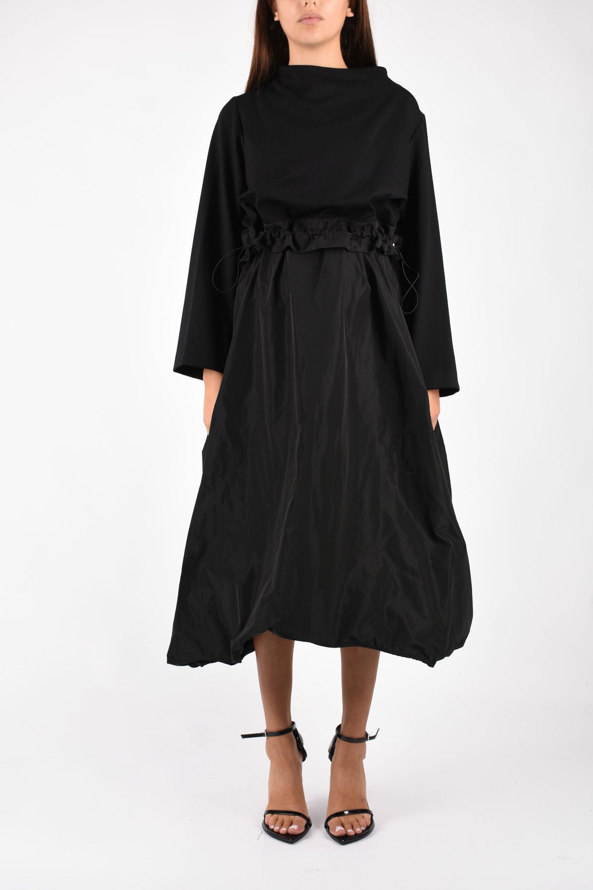 ABITO LUNGO IN TAFFETA