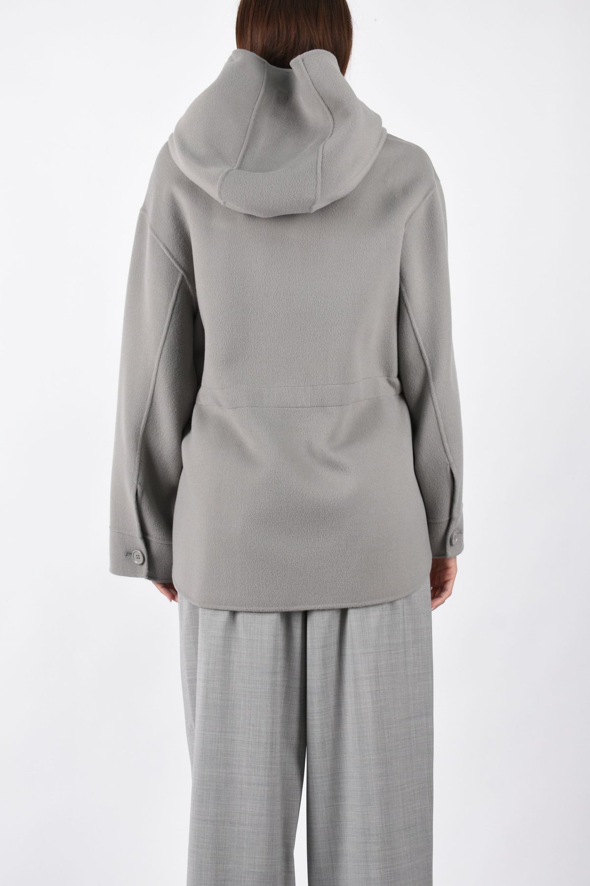 Cappotto corto con cappuccio in lana SMMMONIA 2629086061600