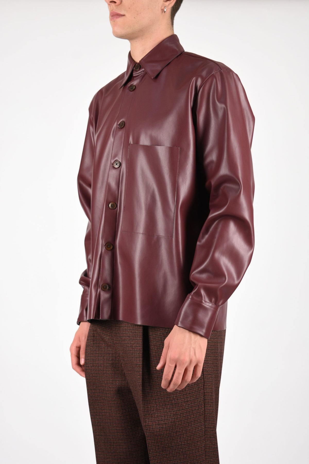 Camicia jil naha in finta pelle 26F99