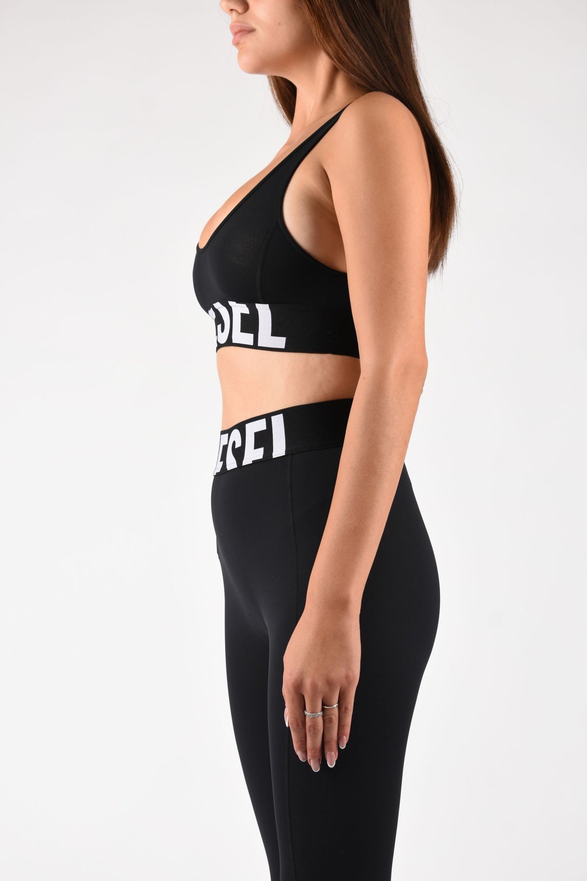 bralette con logo tagliato ALLISON D-POP A18277QPLAR