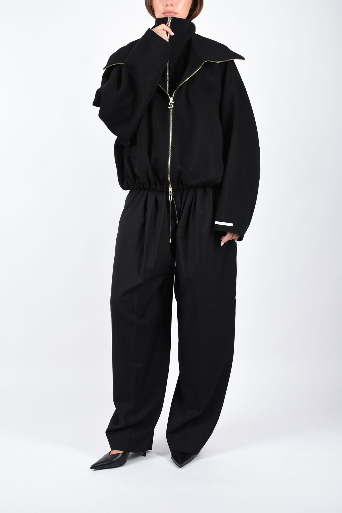Pantalone baggy in pura lana ZORRO 2622136031