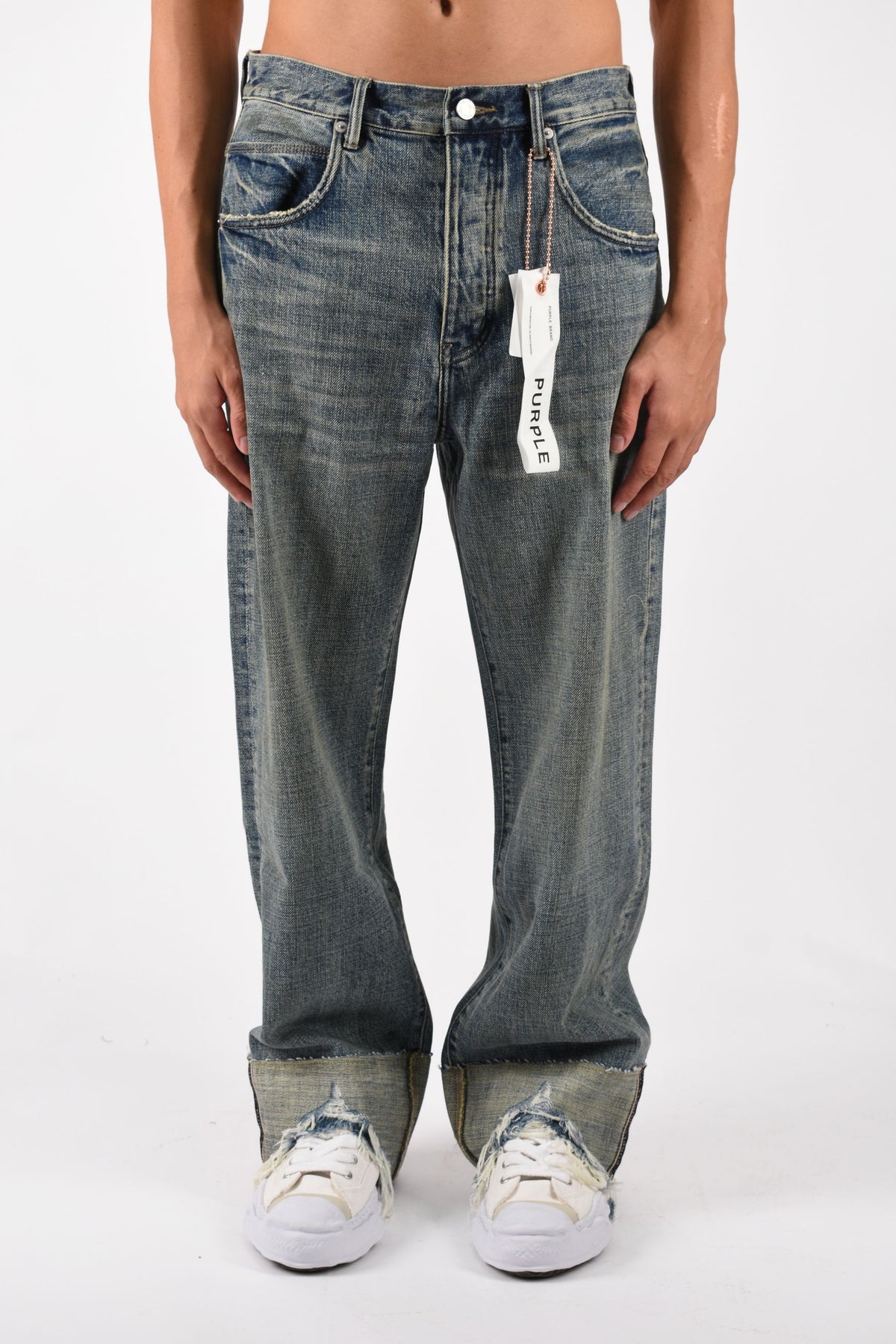 Jeans baggy reflective selvedge