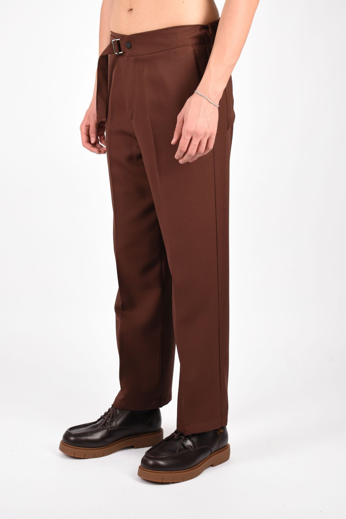 Pantaloni John dallas in fresco lana 26F03