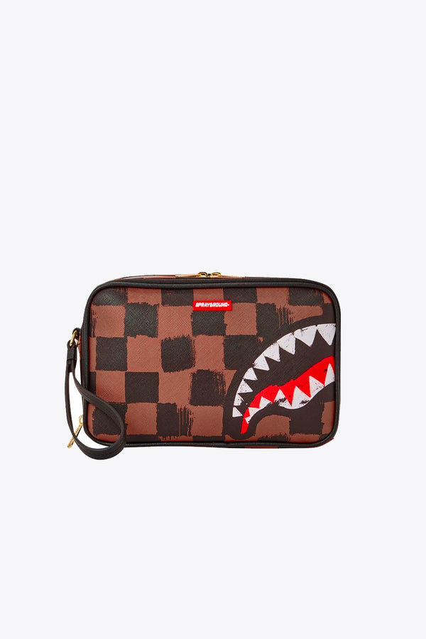 SPRAYGROUND Toiletry bag  sharks in paris painted